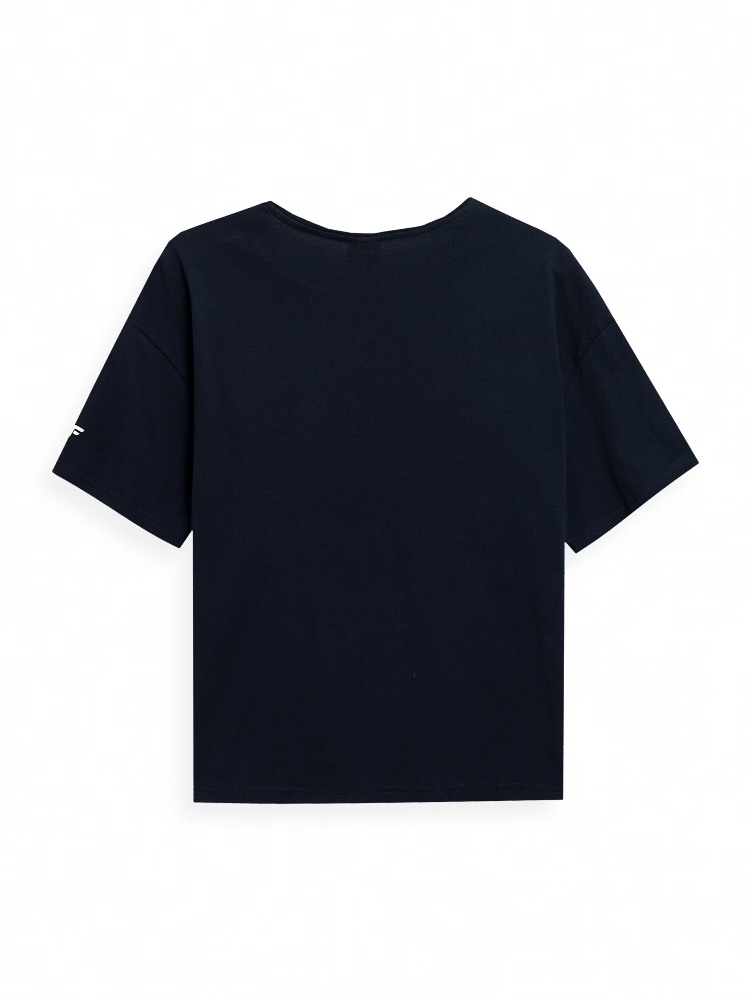 4F Tricou bleumarin / alb - Pled.ro