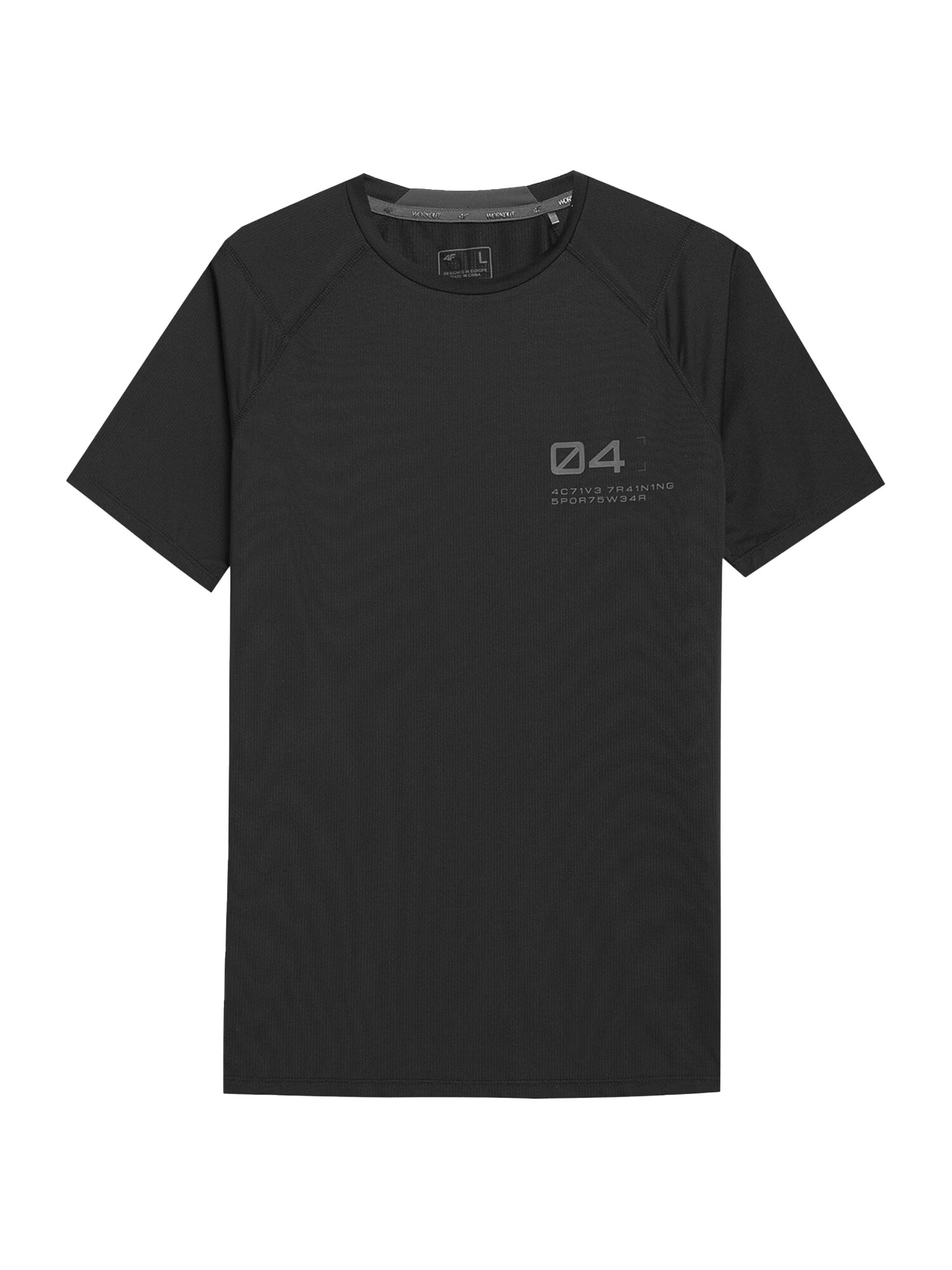 4F Tricou funcțional gri / negru - Pled.ro