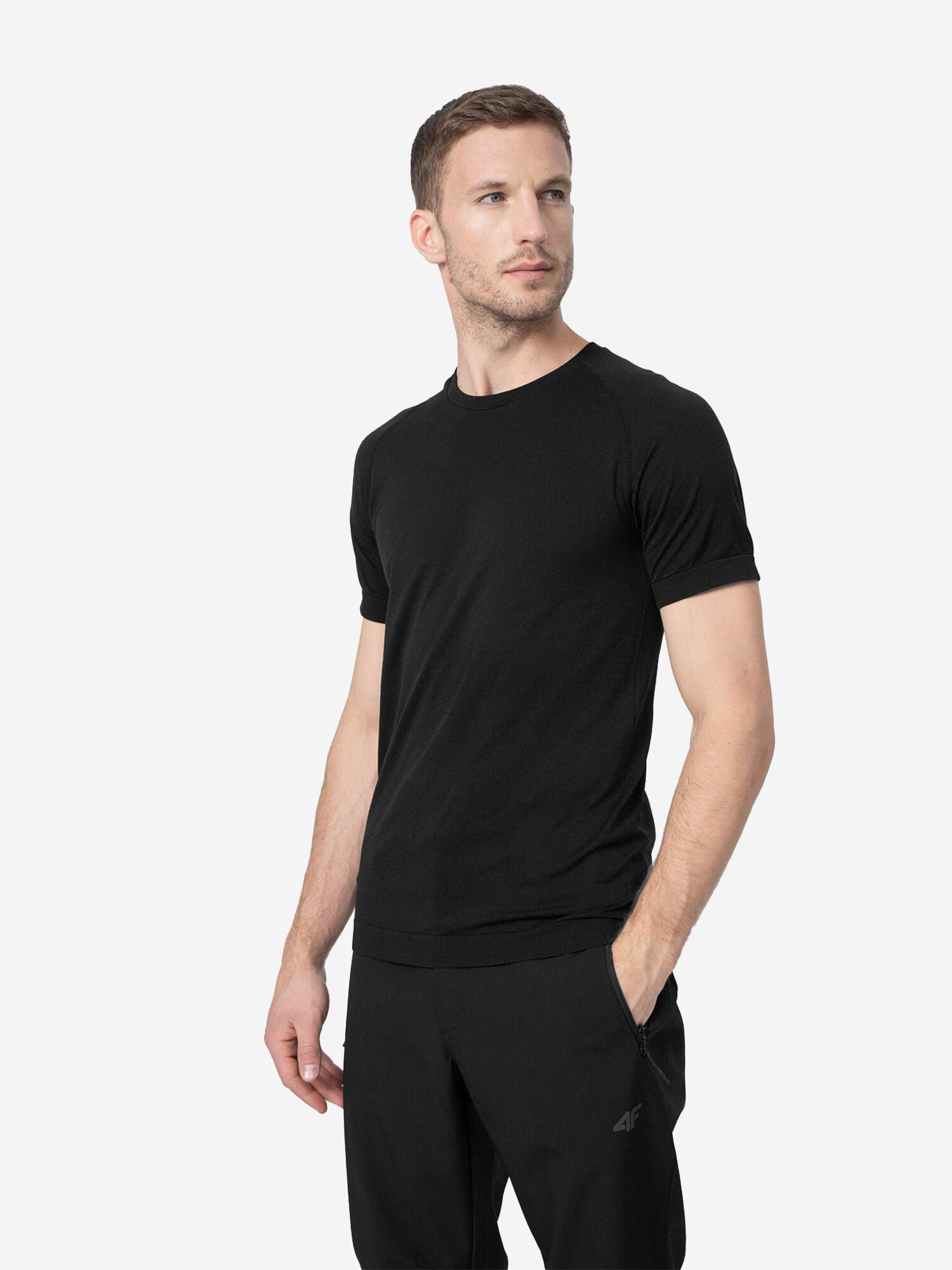 4F Tricou funcțional negru - Pled.ro