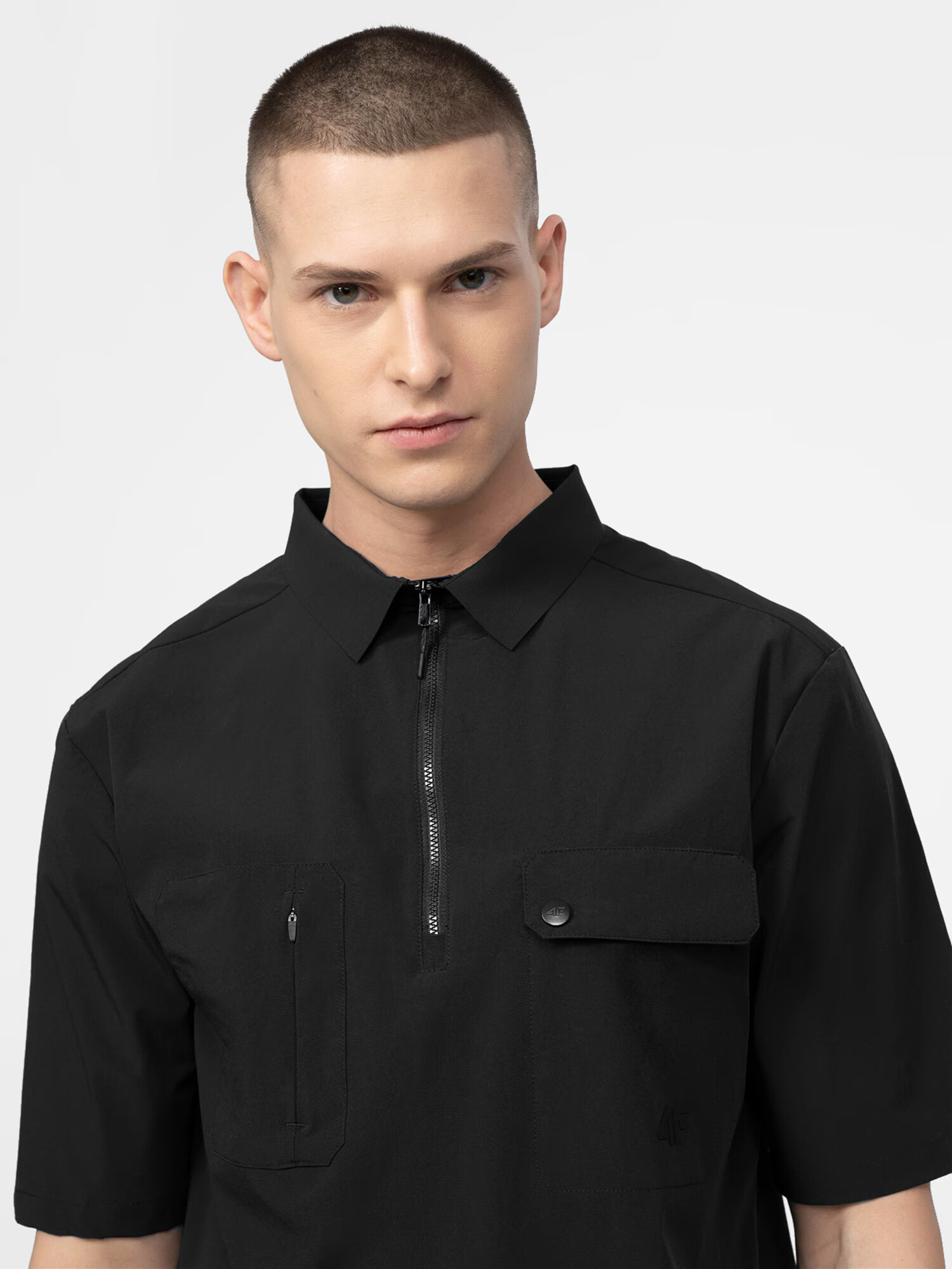 4F Tricou funcțional negru - Pled.ro