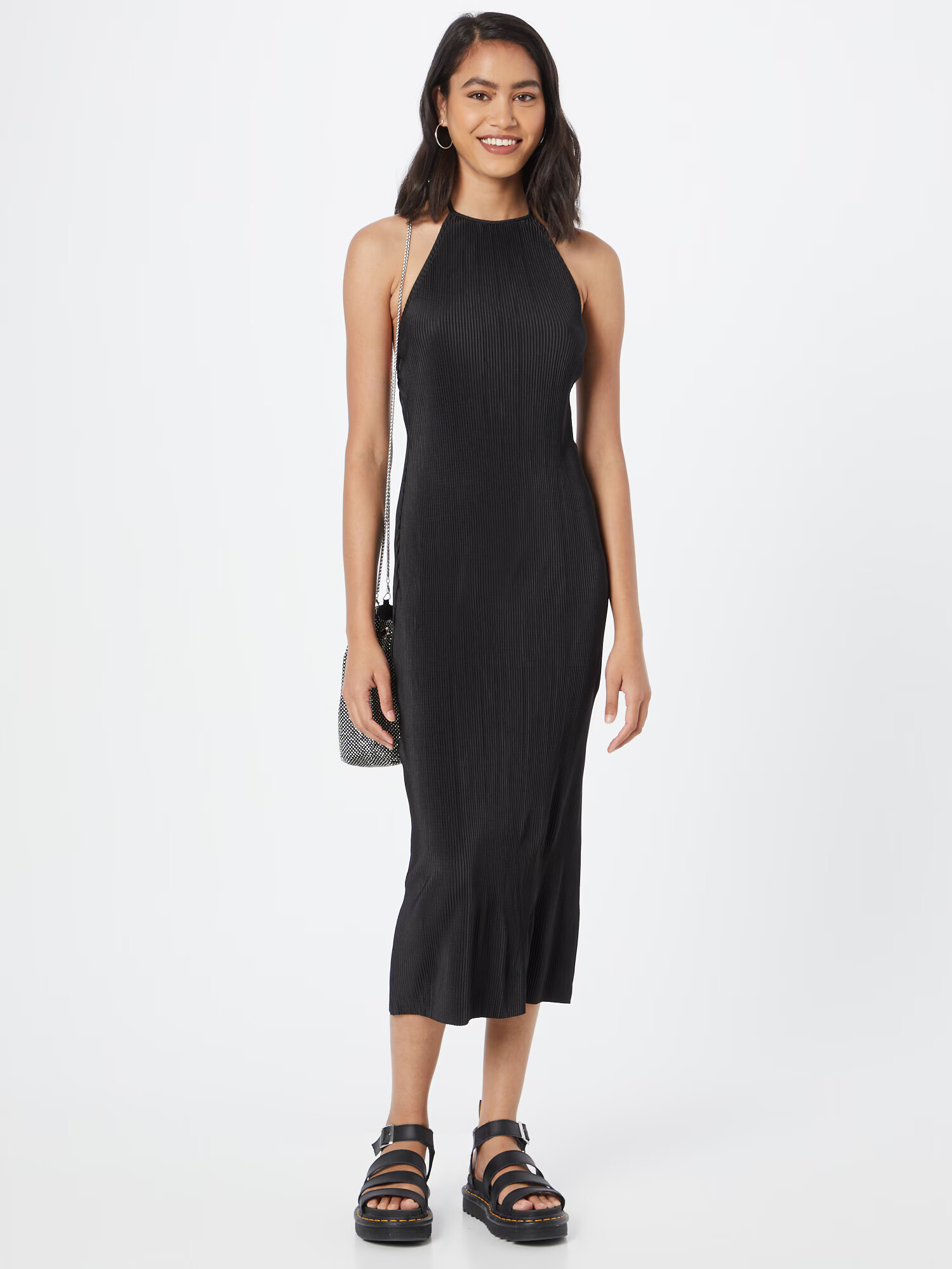 4th & Reckless Rochie 'Mirriam' negru - Pled.ro