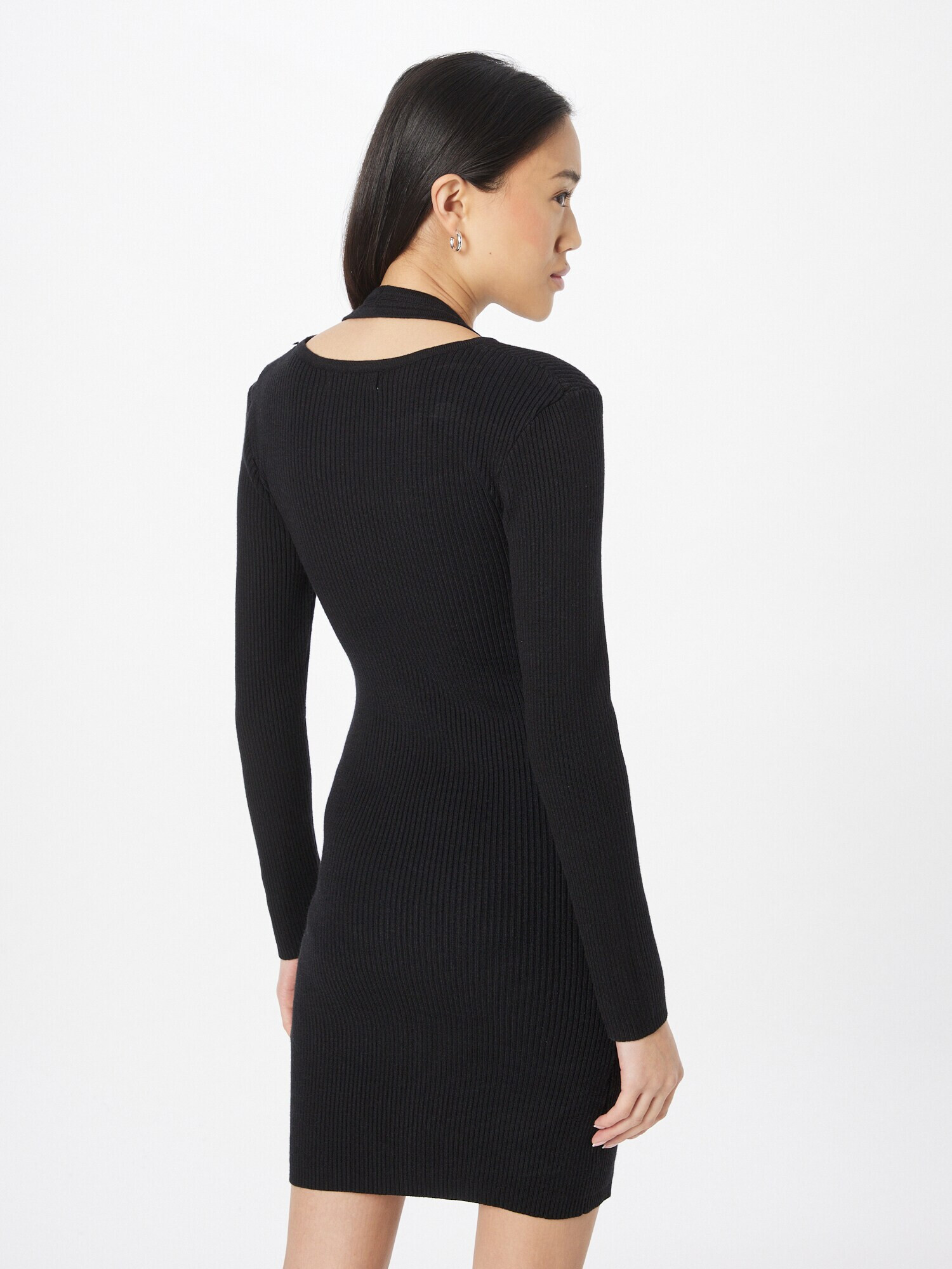 4th & Reckless Rochie tricotat 'MARSHALL' negru - Pled.ro