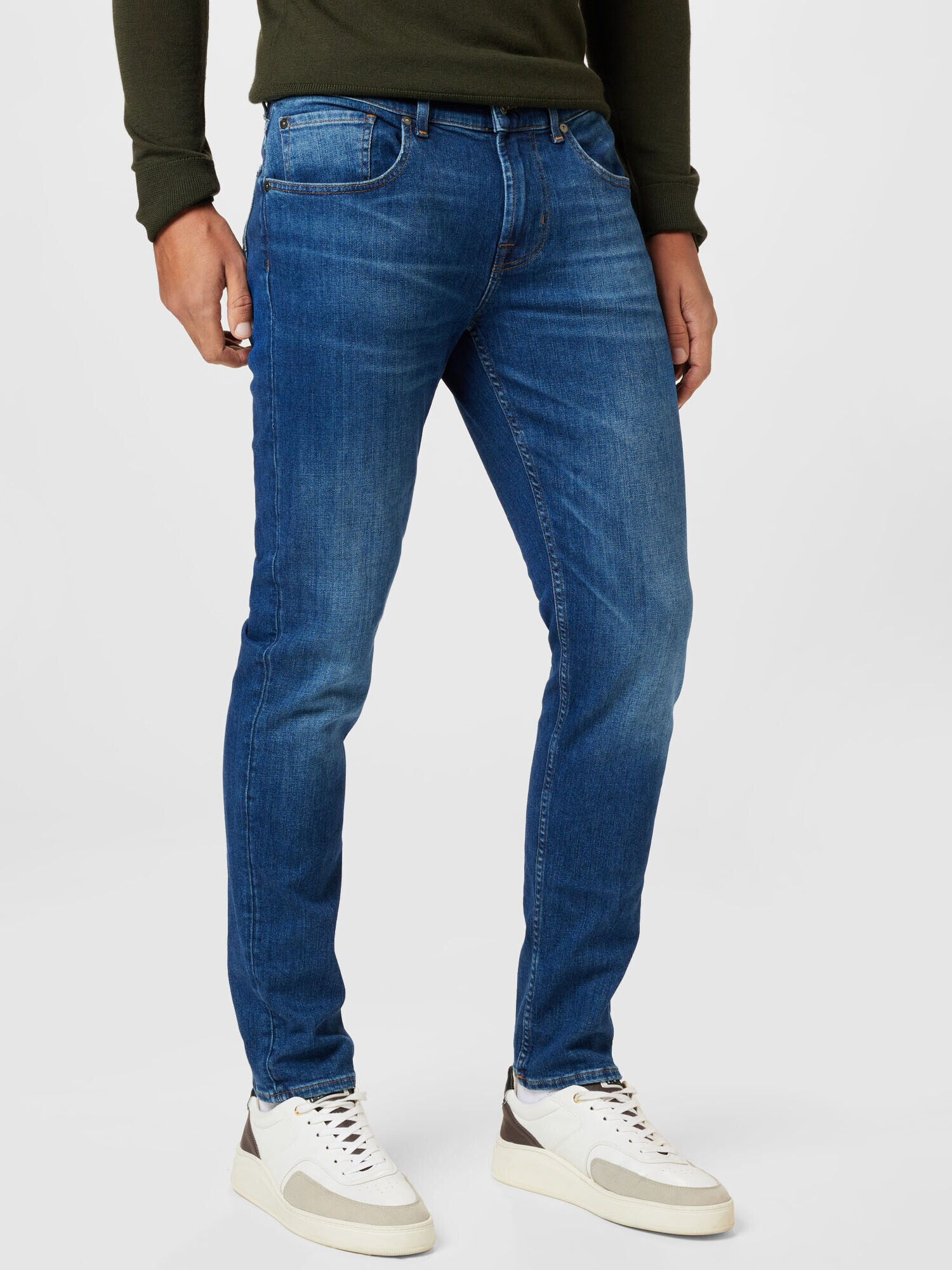 7 for all mankind Jeans albastru închis - Pled.ro