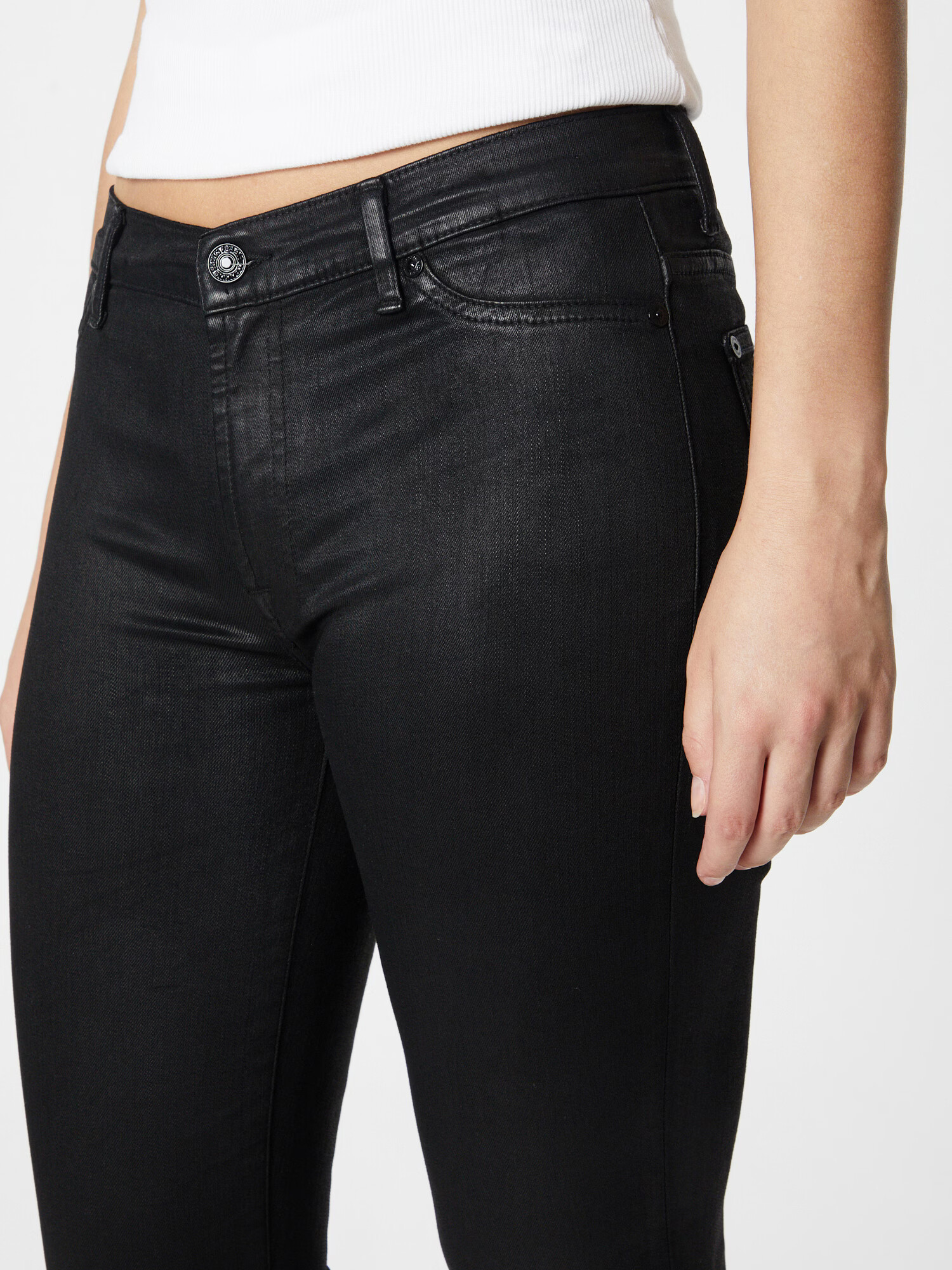 7 for all mankind Jeans 'Illusion' negru denim - Pled.ro