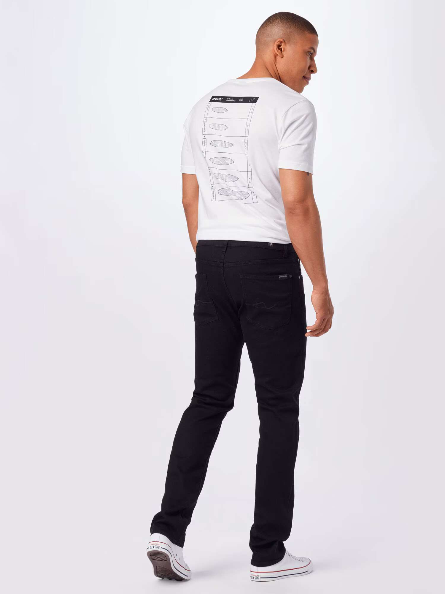 7 for all mankind Jeans negru - Pled.ro