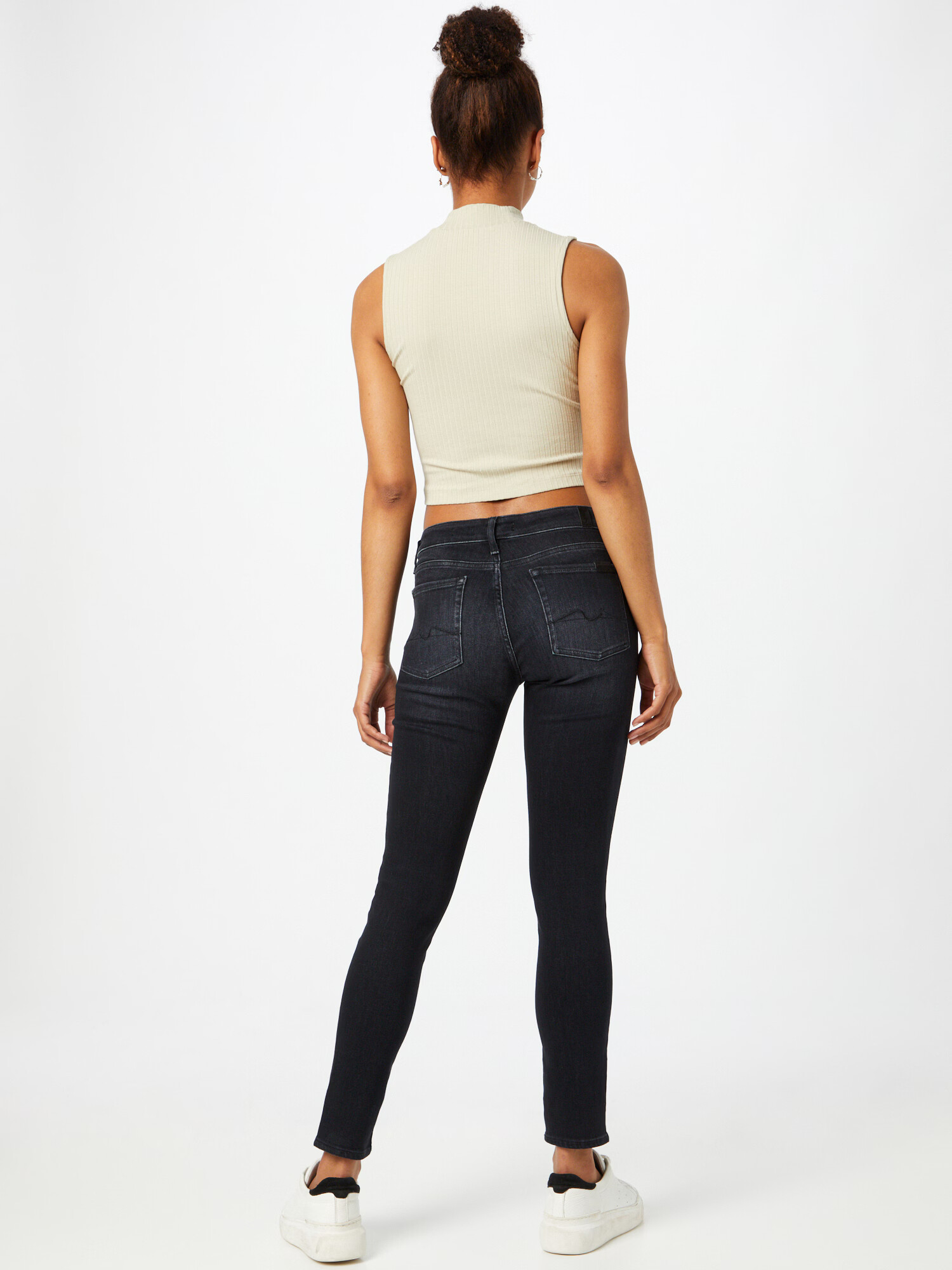 7 for all mankind Jeans negru - Pled.ro