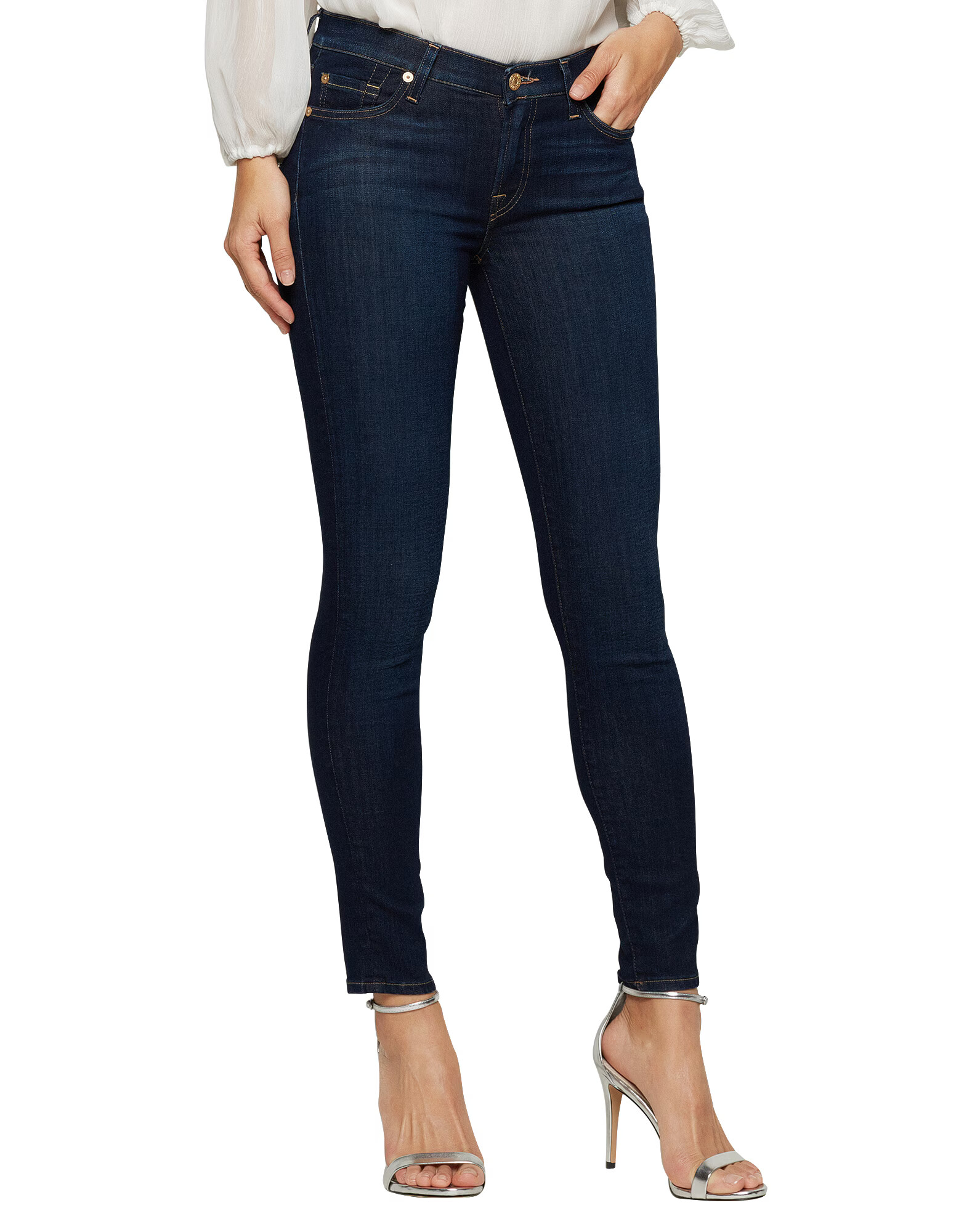 7 for all mankind Jeans 'THE SKINNY' albastru denim - Pled.ro