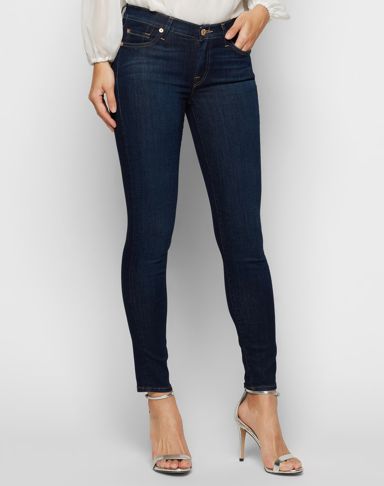 7 for all mankind Jeans 'THE SKINNY' albastru denim - Pled.ro