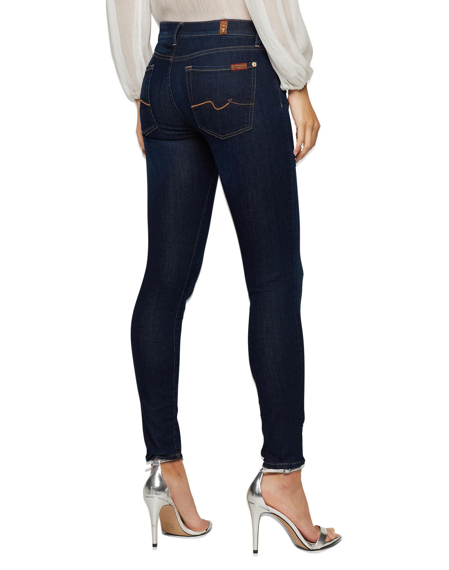 7 for all mankind Jeans 'THE SKINNY' albastru denim - Pled.ro