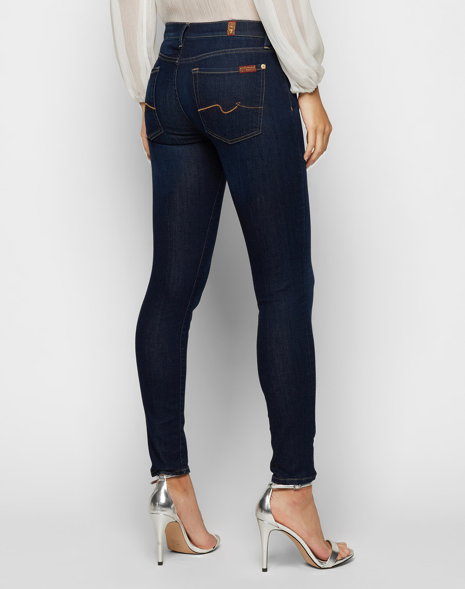 7 for all mankind Jeans 'THE SKINNY' albastru denim - Pled.ro