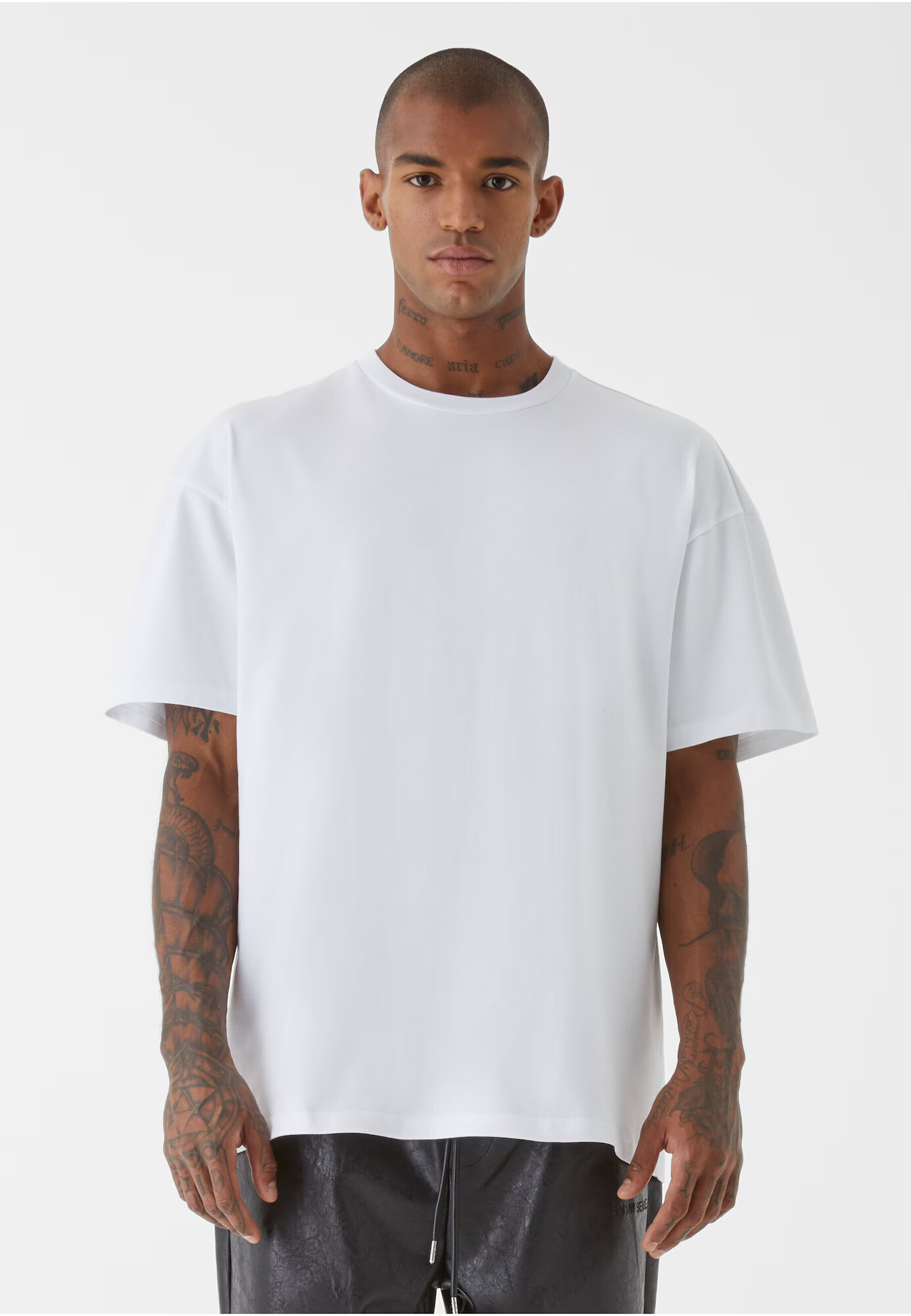 9N1M SENSE Tricou 'Blank' alb - Pled.ro