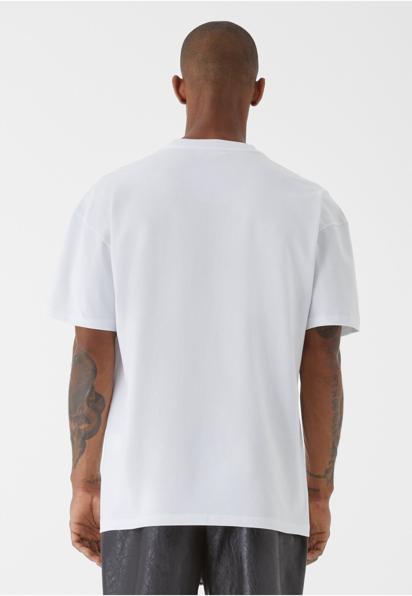 9N1M SENSE Tricou 'Blank' alb - Pled.ro