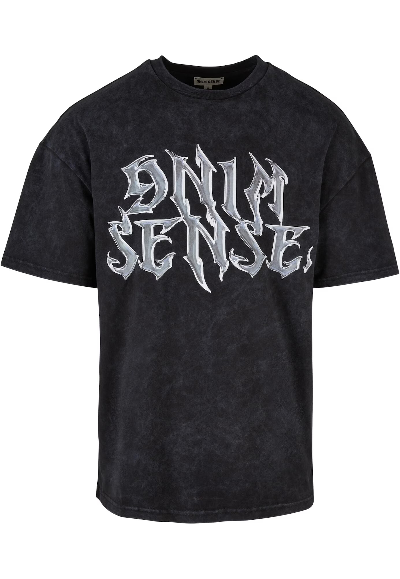 9N1M SENSE Tricou negru / alb - Pled.ro