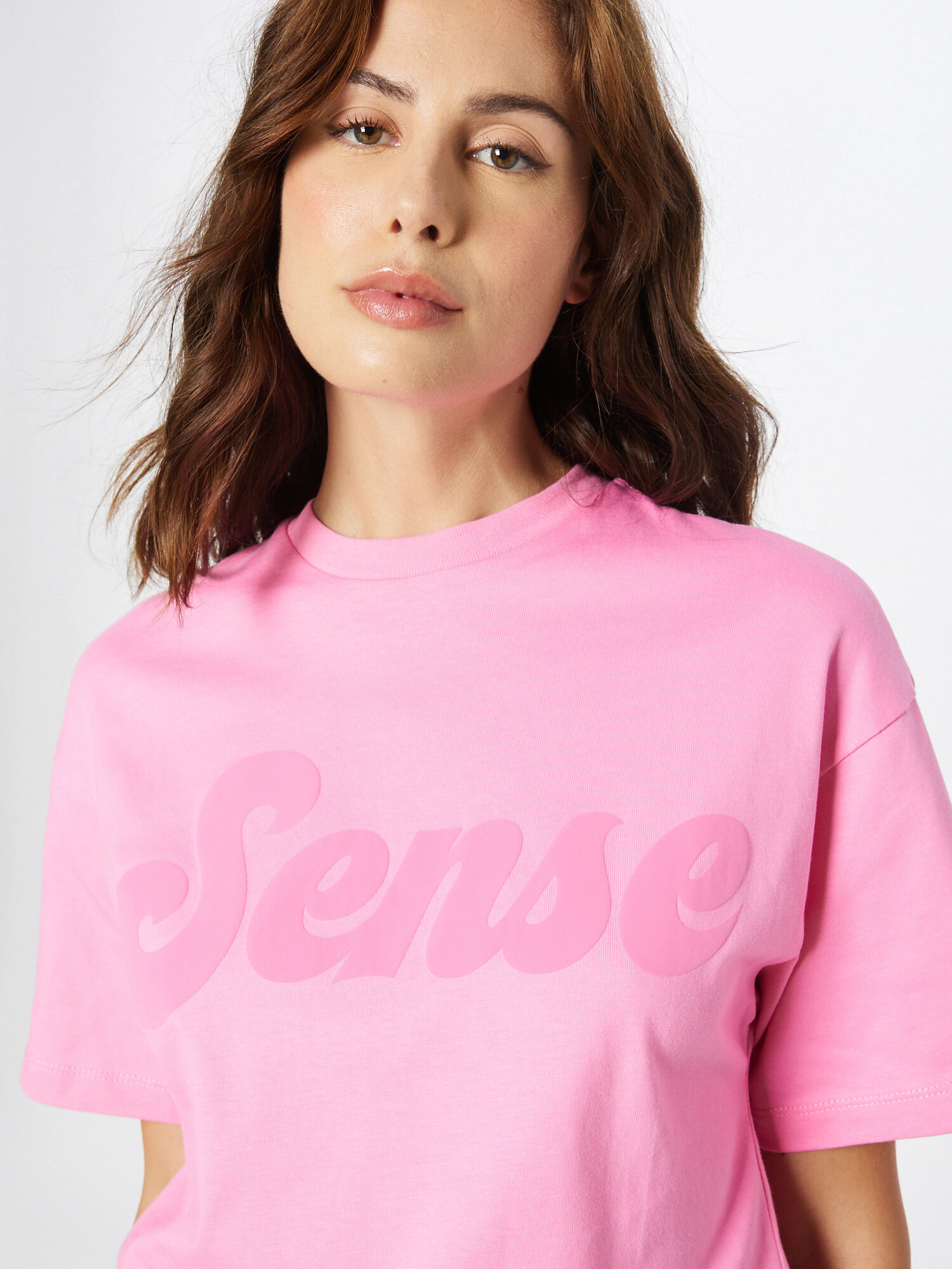 9N1M SENSE Tricou roz deschis - Pled.ro