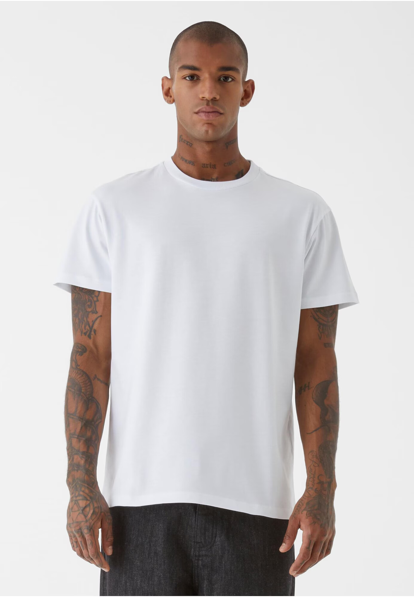 9N1M SENSE Tricou 'W-Blank' alb - Pled.ro