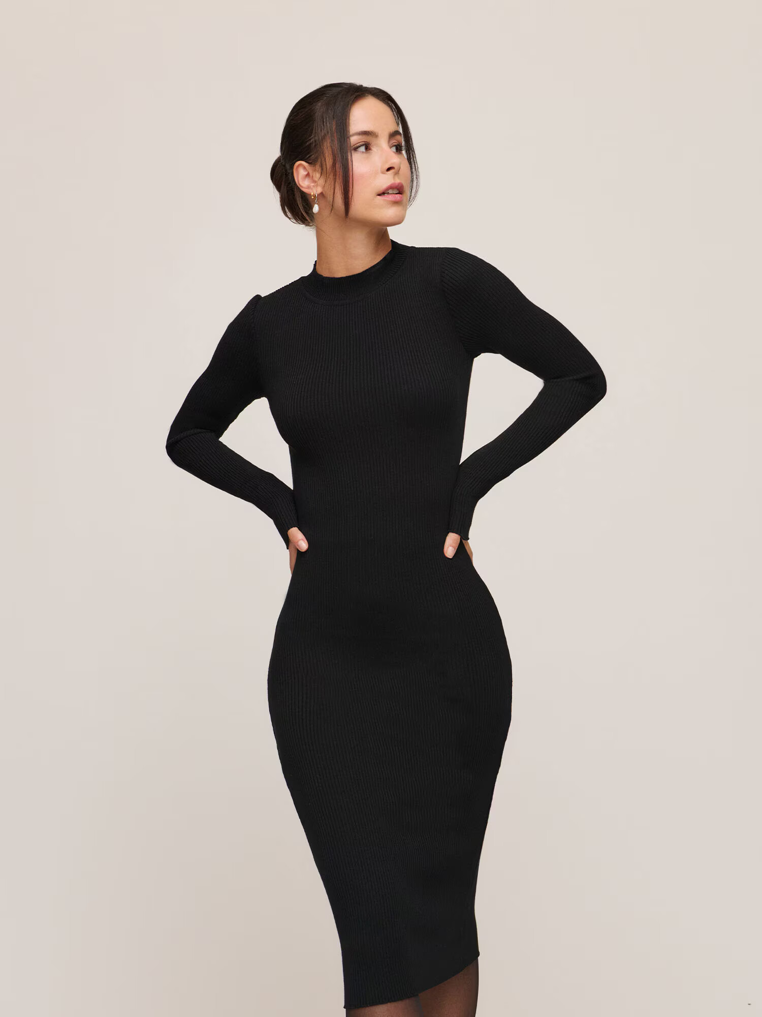 A LOT LESS Rochie 'Christina' negru - Pled.ro