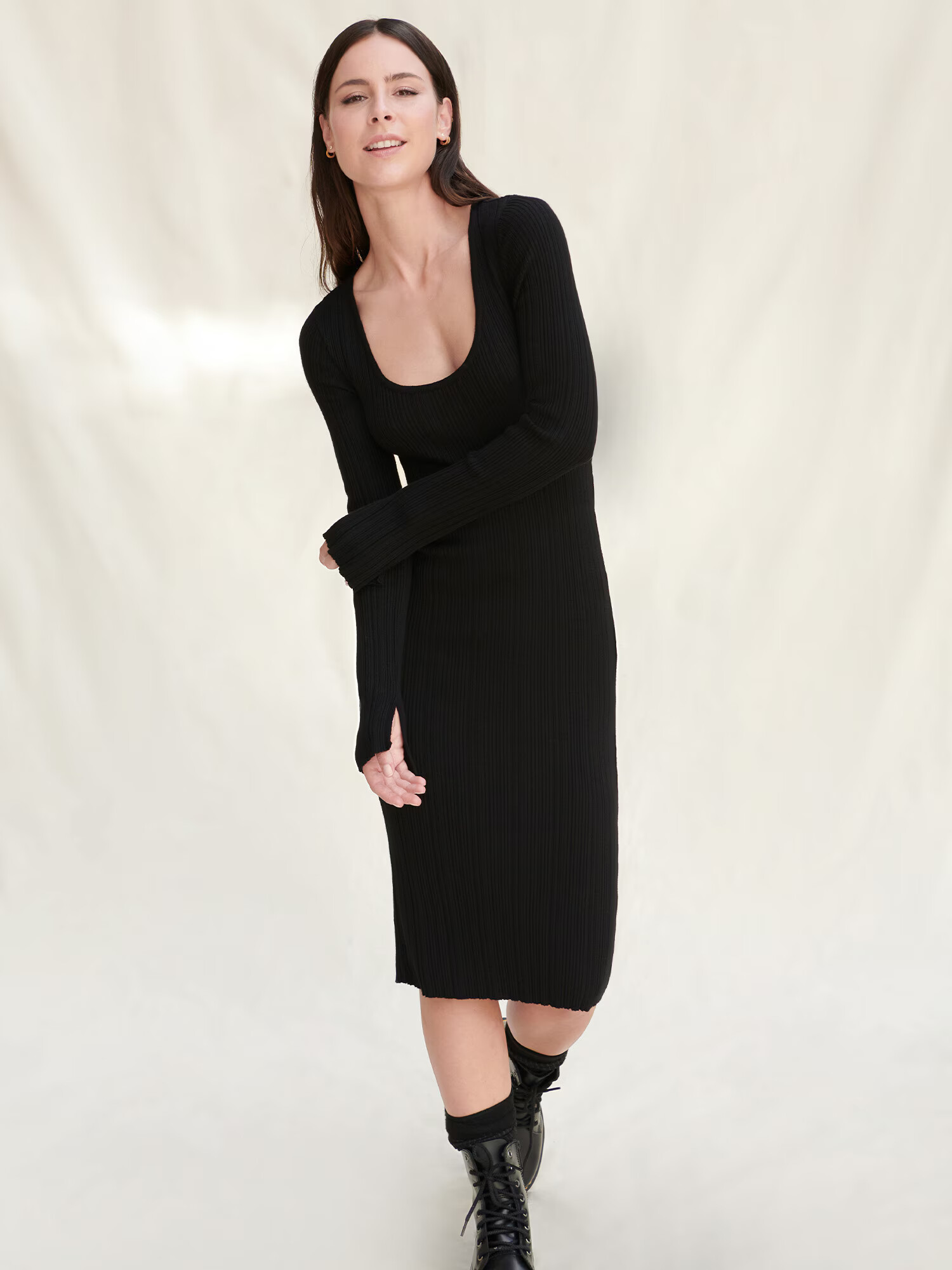 A LOT LESS Rochie 'Josefin' negru - Pled.ro