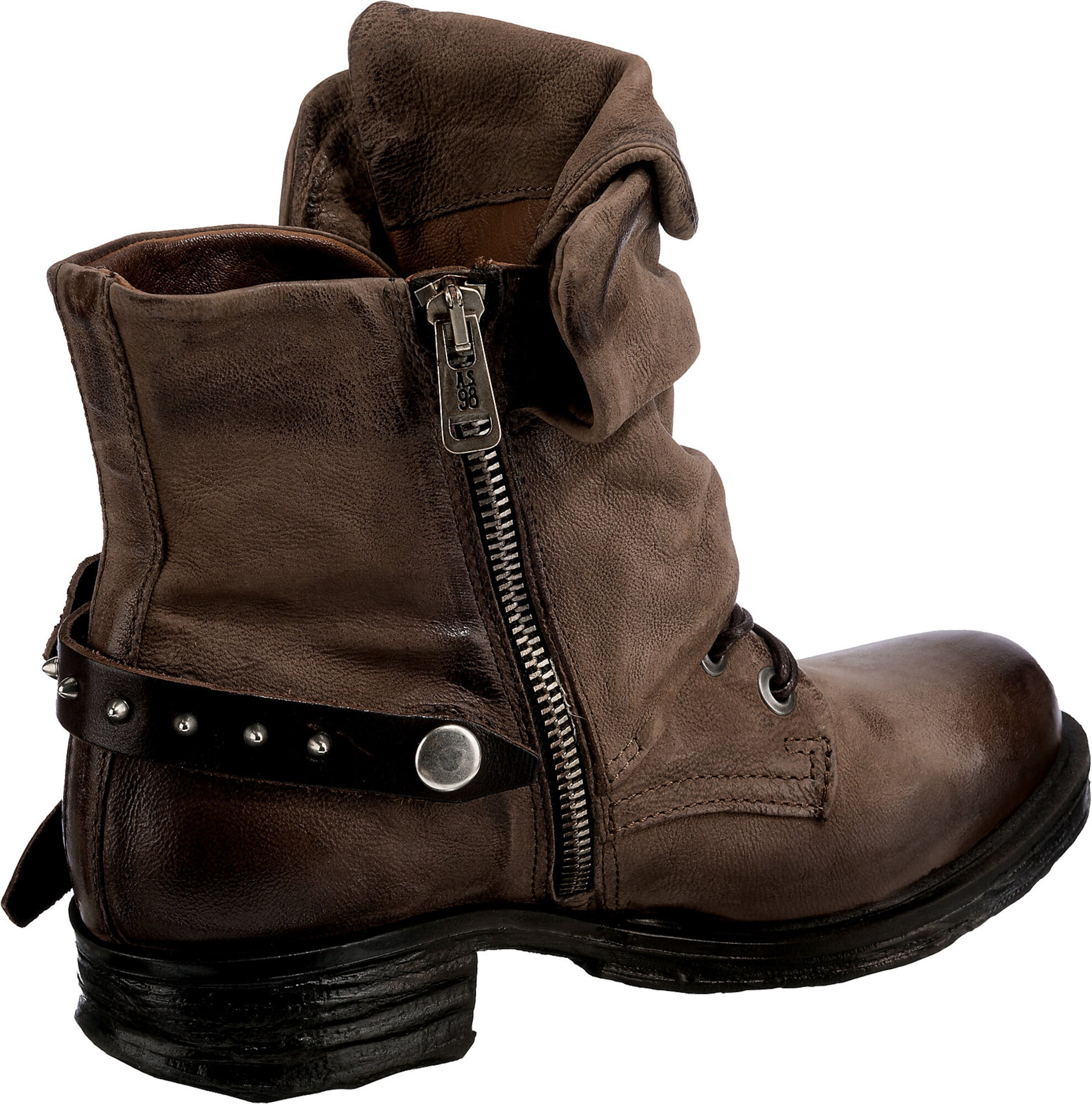 A.S.98 Botine 'Saintec Biker' maro - Pled.ro