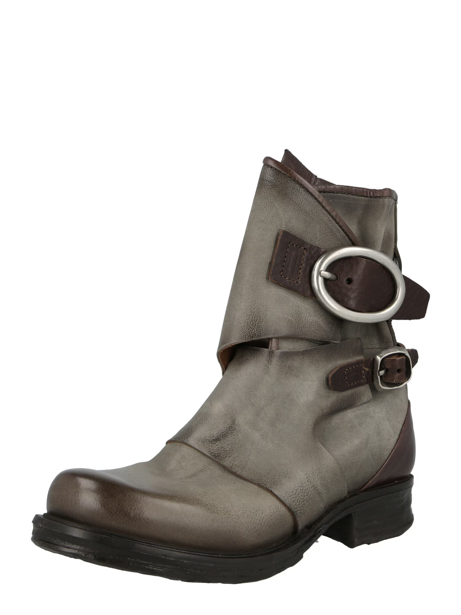 A.S.98 Botine 'Saintec' maro / gri - Pled.ro