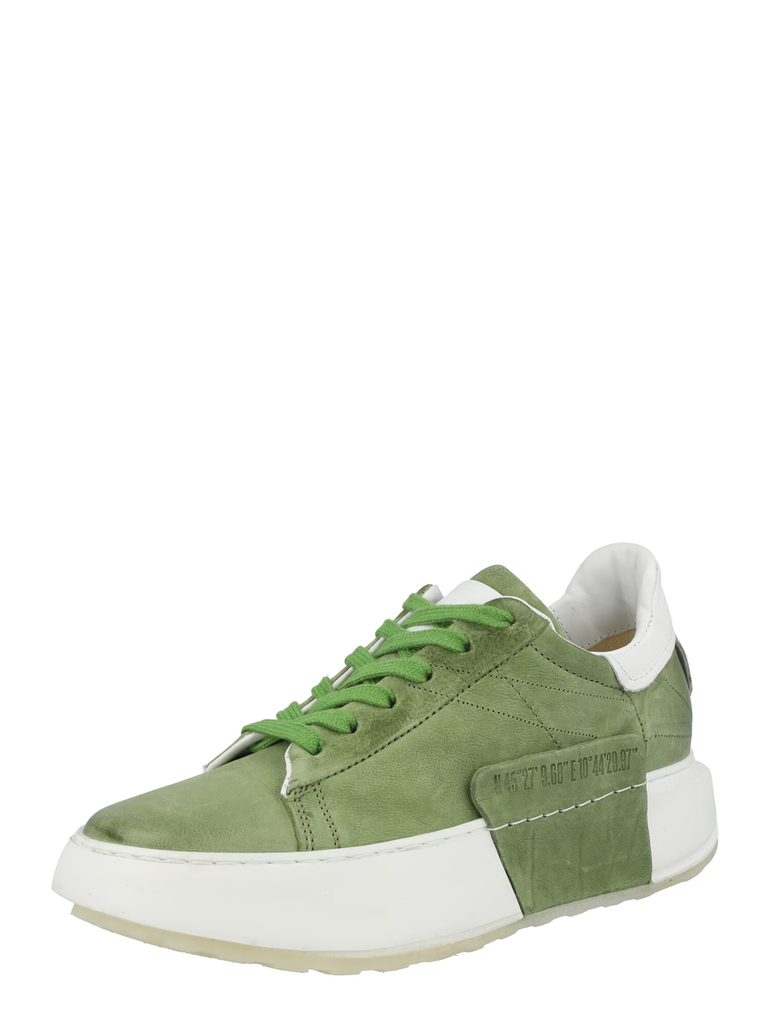 A.S.98 Sneaker low 'HIFI' verde măr / alb - Pled.ro