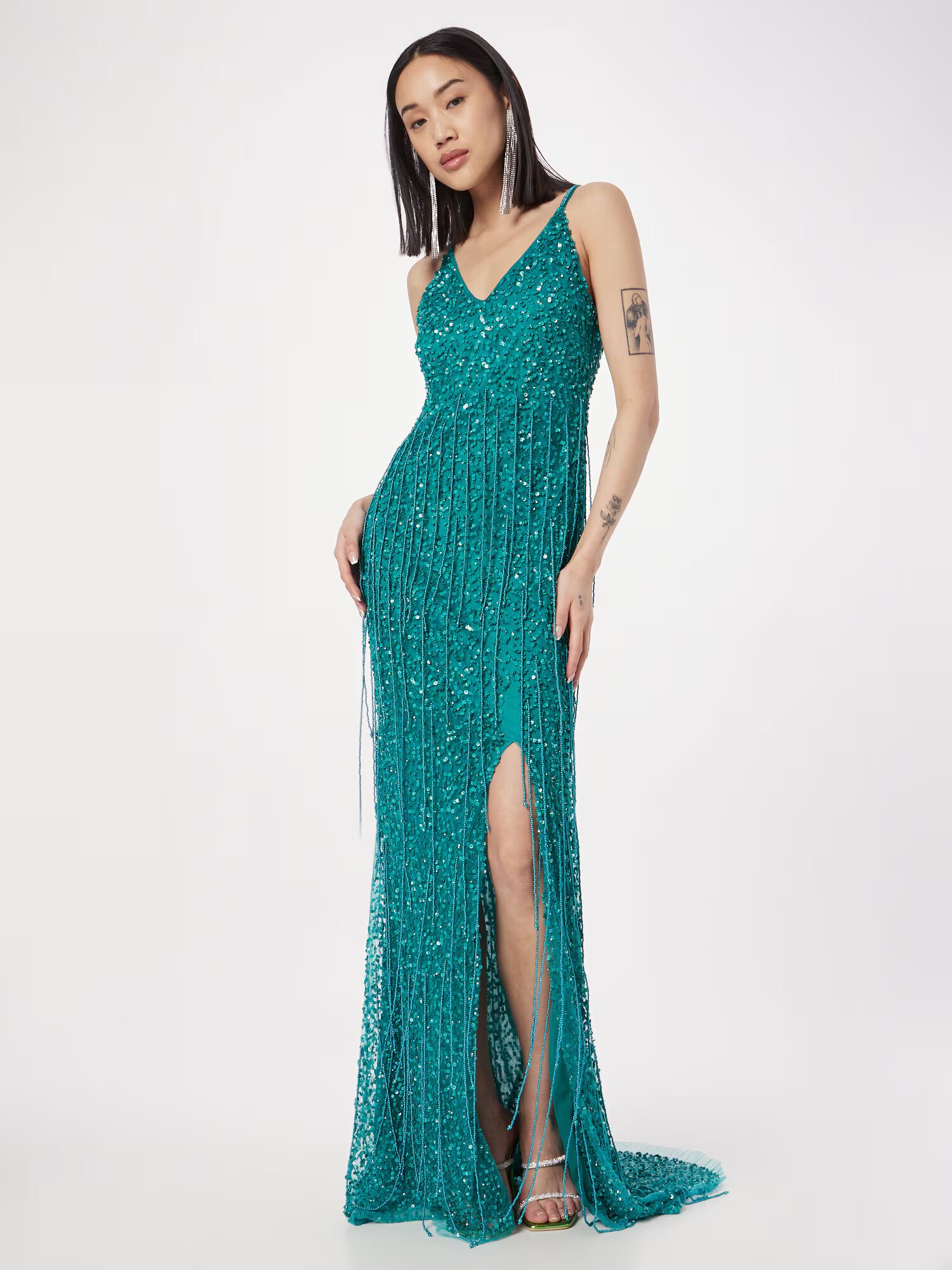 A STAR IS BORN Rochie de seară verde smarald - Pled.ro