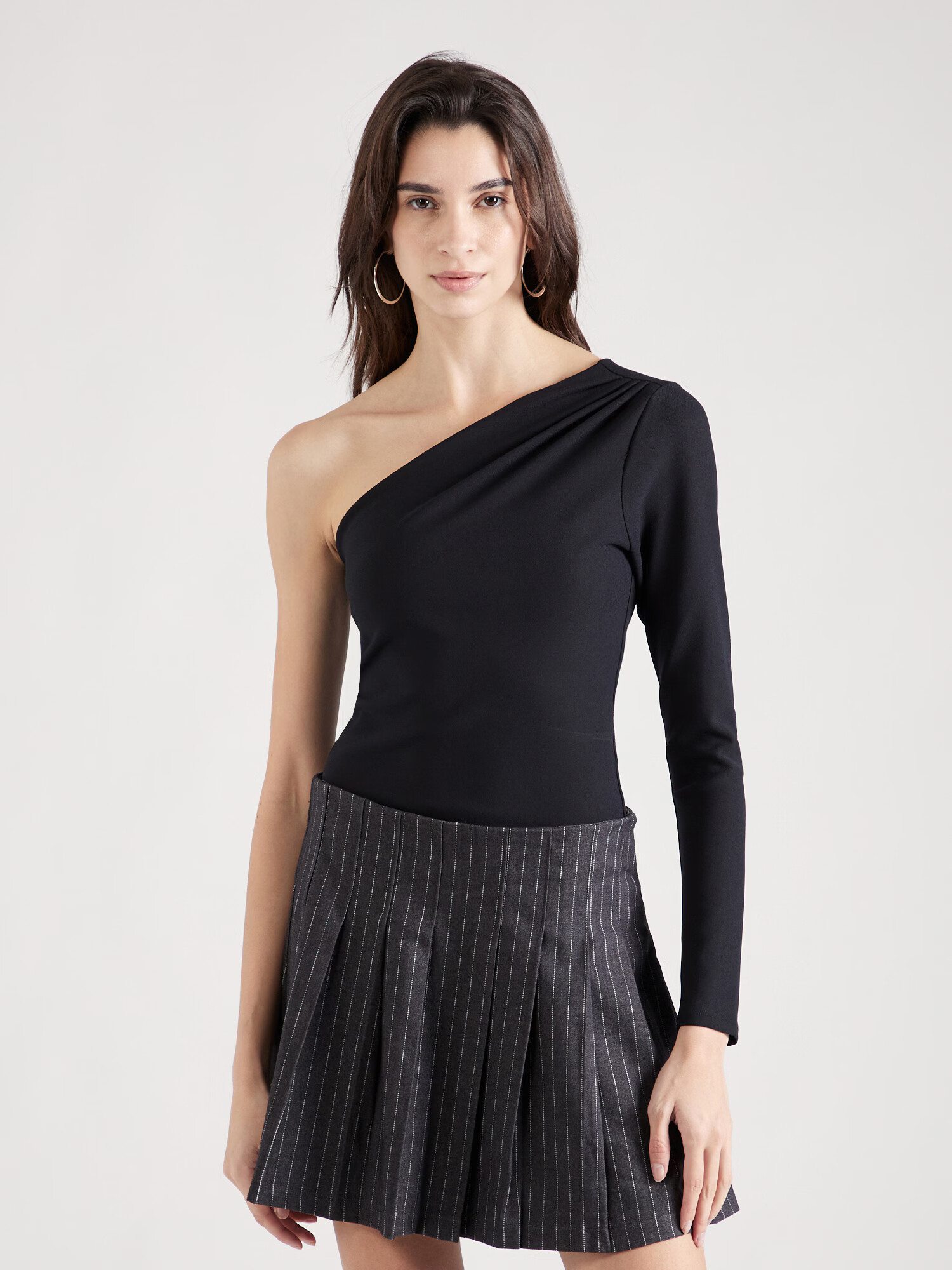 Abercrombie & Fitch Bluză body negru - Pled.ro