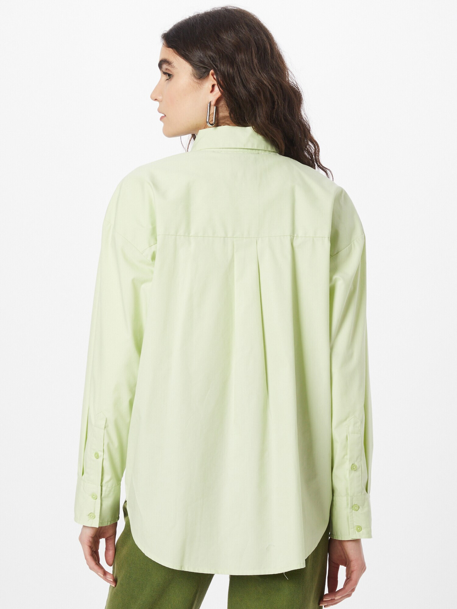 Abercrombie & Fitch Bluză verde pastel - Pled.ro