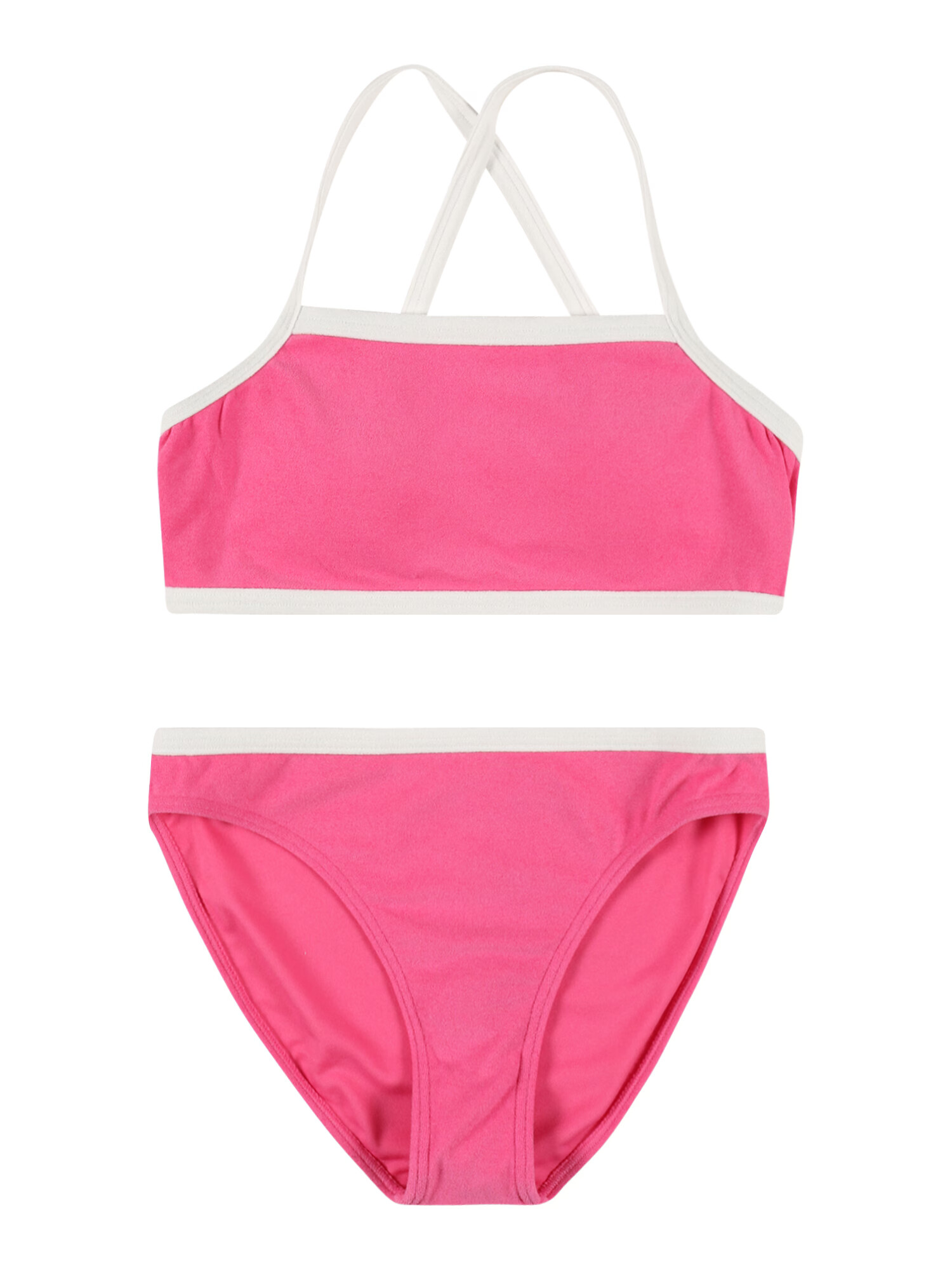 Abercrombie & Fitch Costum de baie două piese 'MAY' crem / roz pitaya - Pled.ro