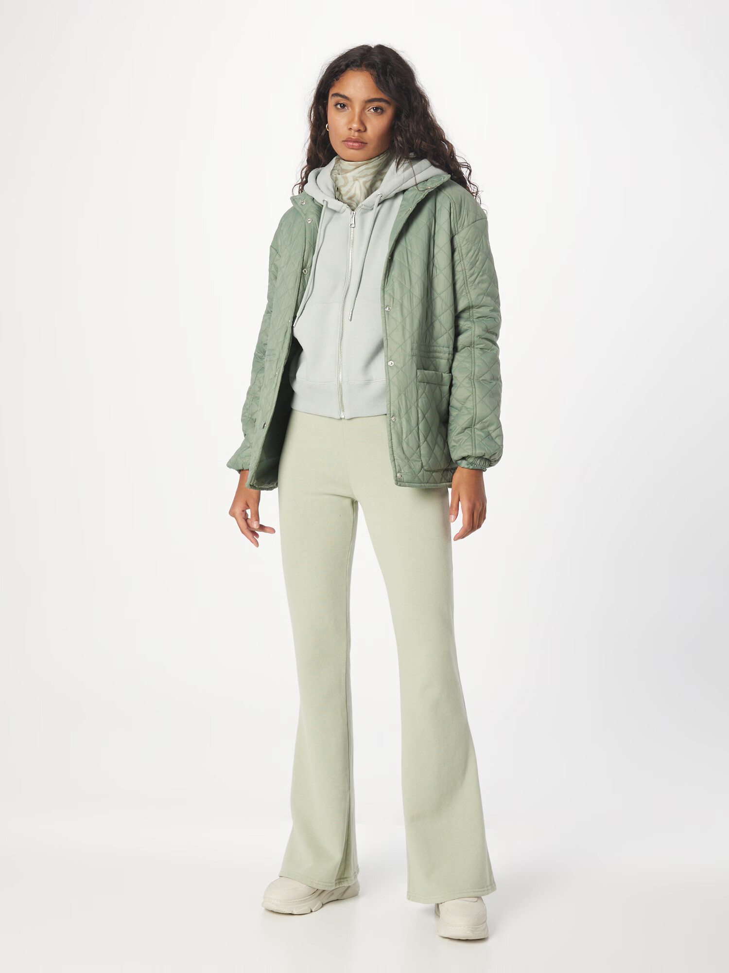 Abercrombie & Fitch Hanorac 'SUNDAY' verde pastel - Pled.ro