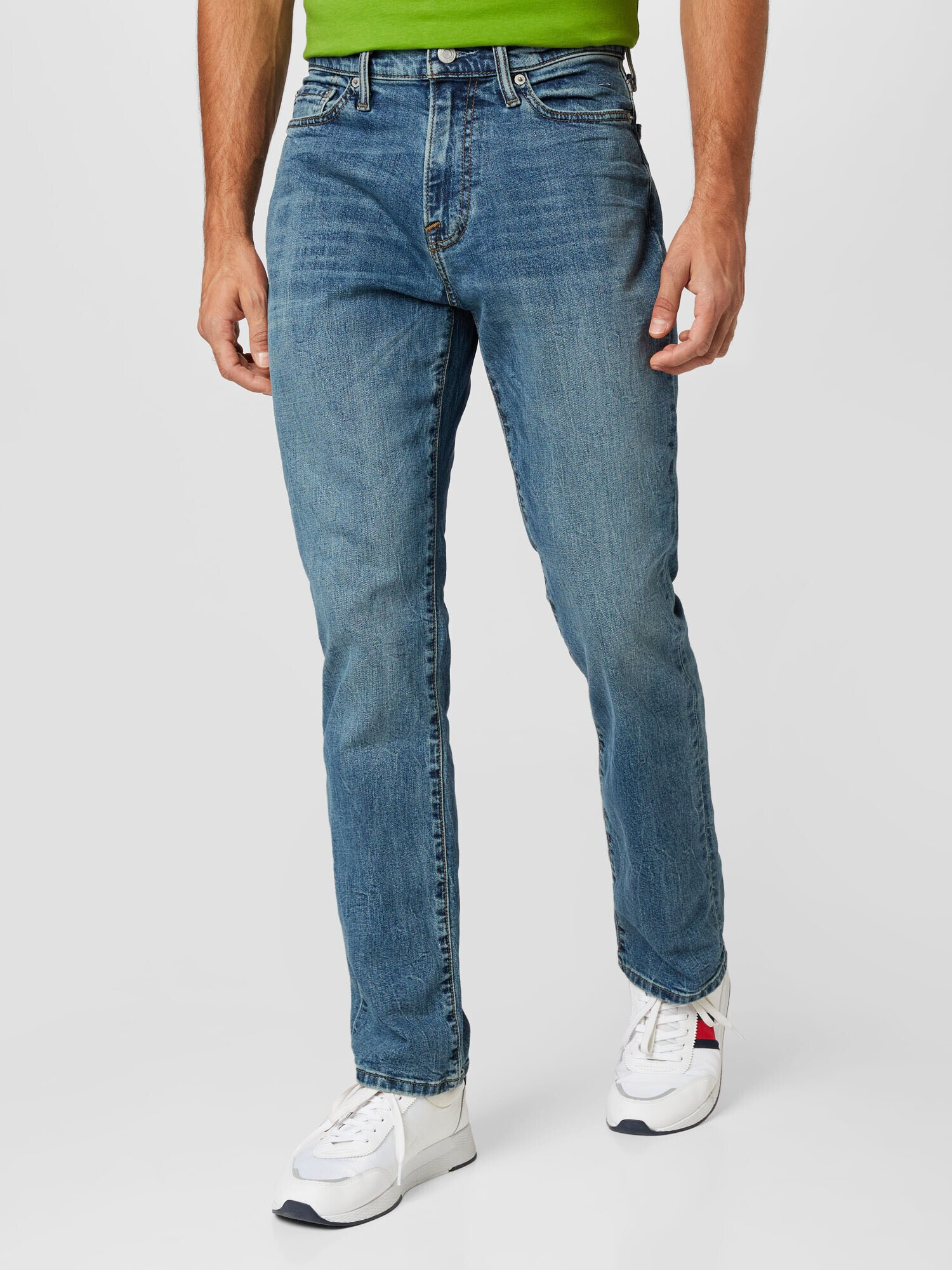 Abercrombie & Fitch Jeans albastru denim - Pled.ro