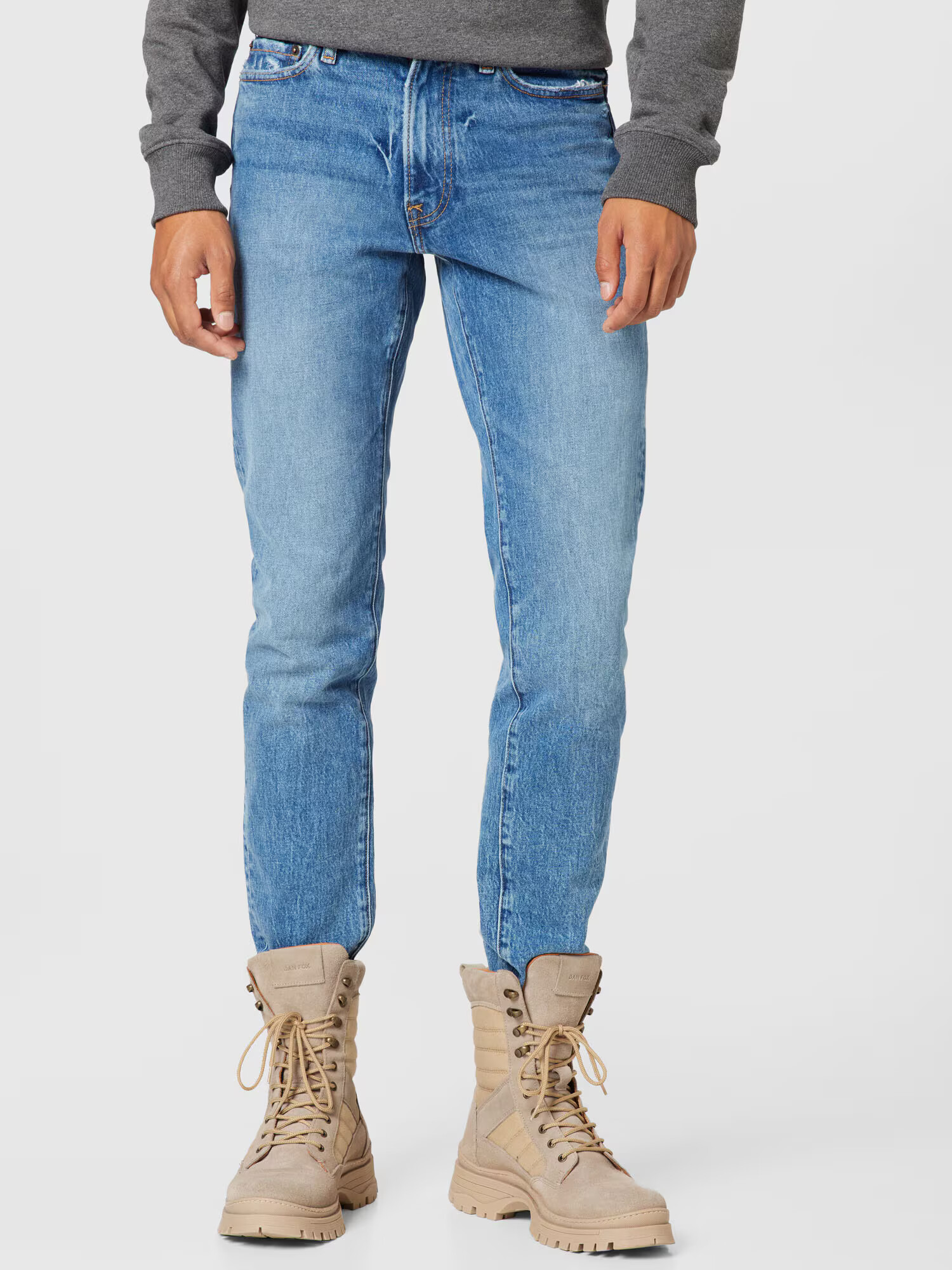 Abercrombie & Fitch Jeans albastru denim - Pled.ro