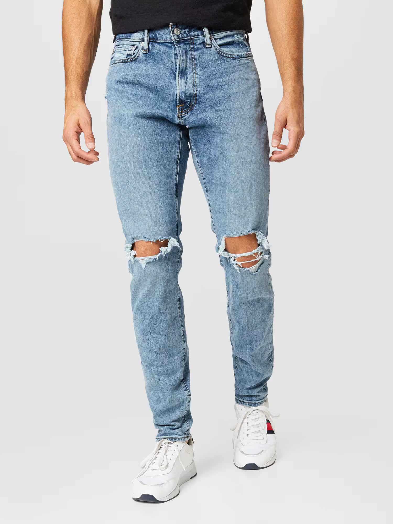 Abercrombie & Fitch Jeans albastru denim - Pled.ro