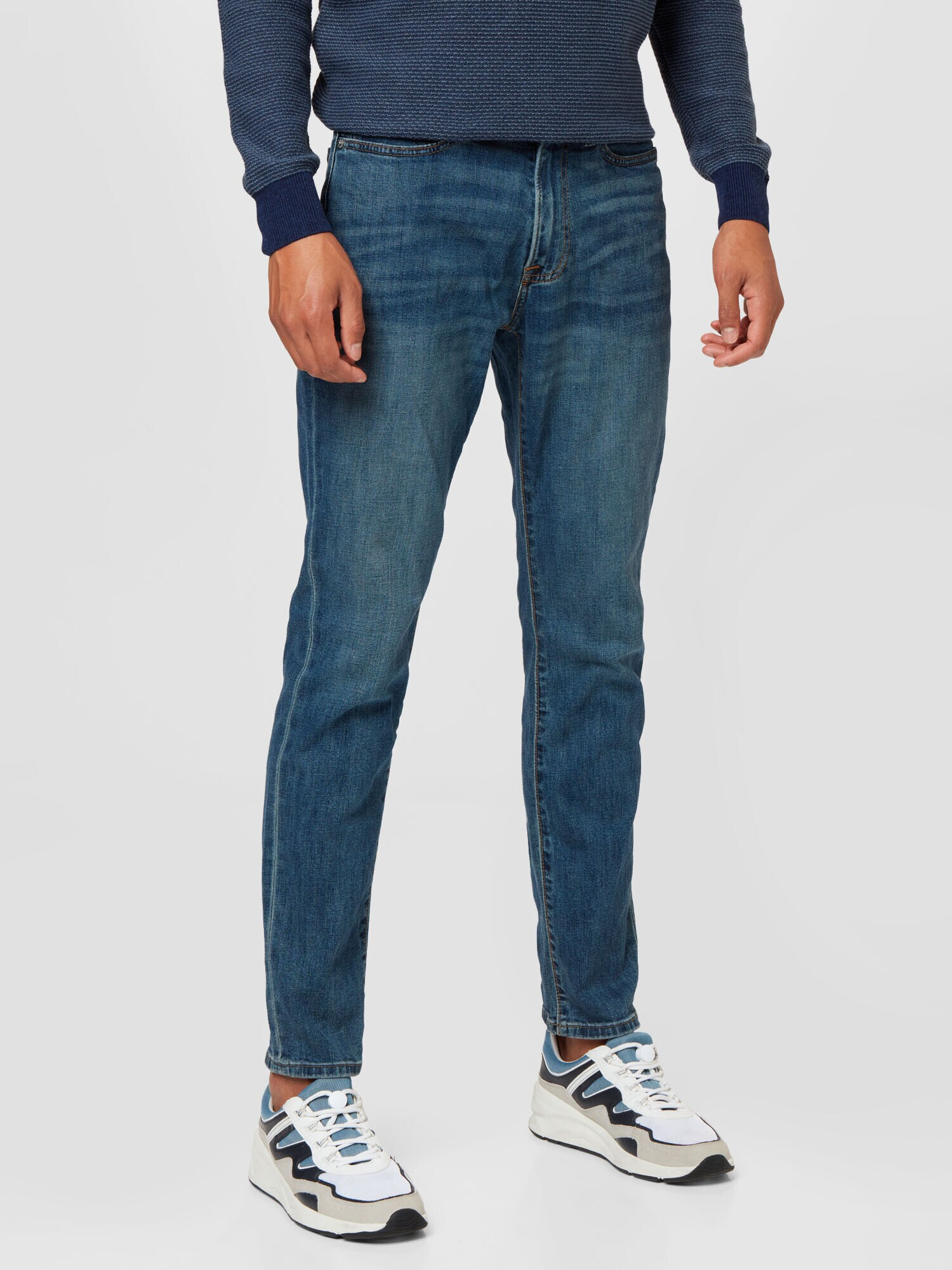 Abercrombie & Fitch Jeans albastru denim - Pled.ro