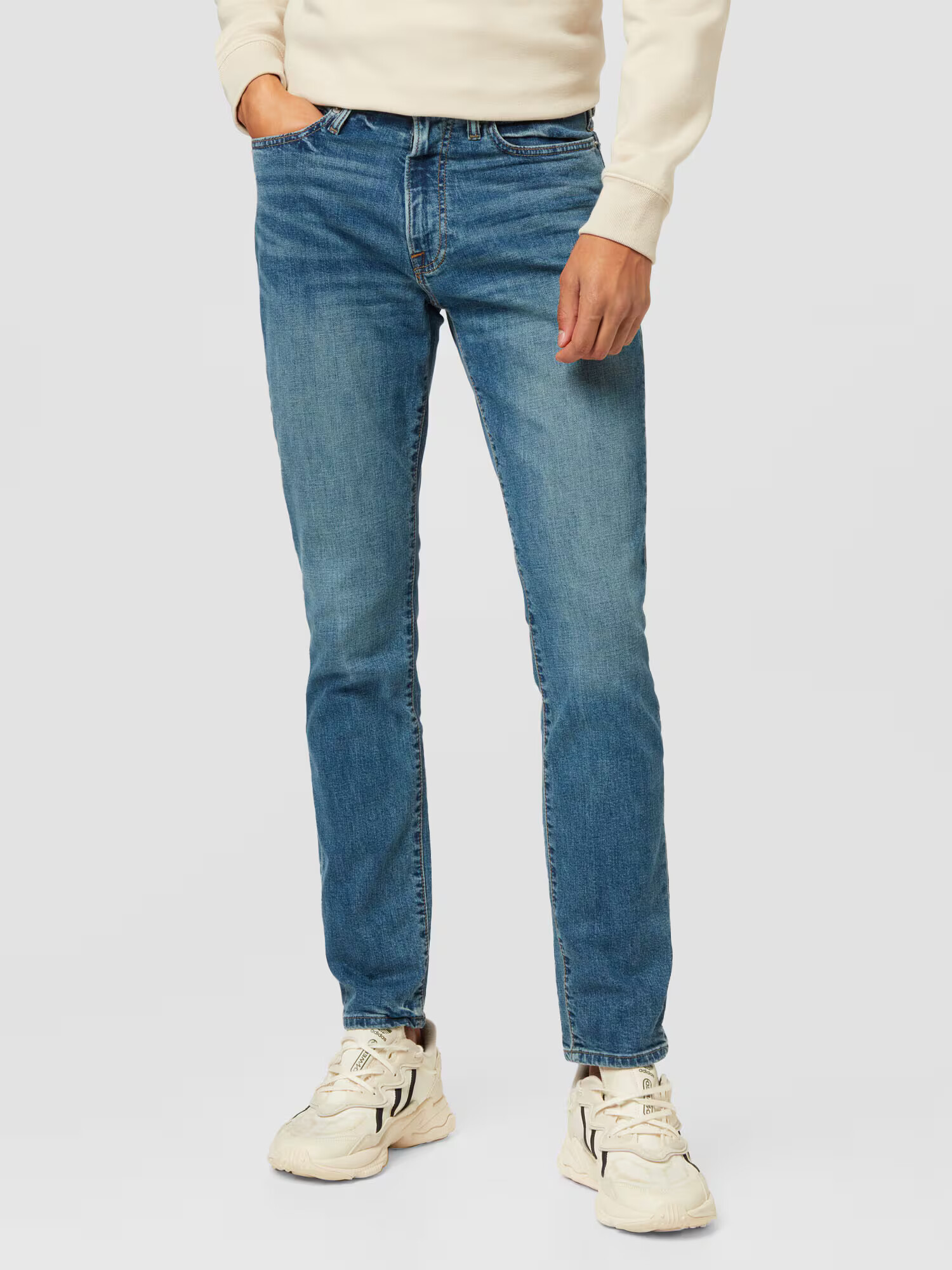 Abercrombie & Fitch Jeans albastru denim - Pled.ro