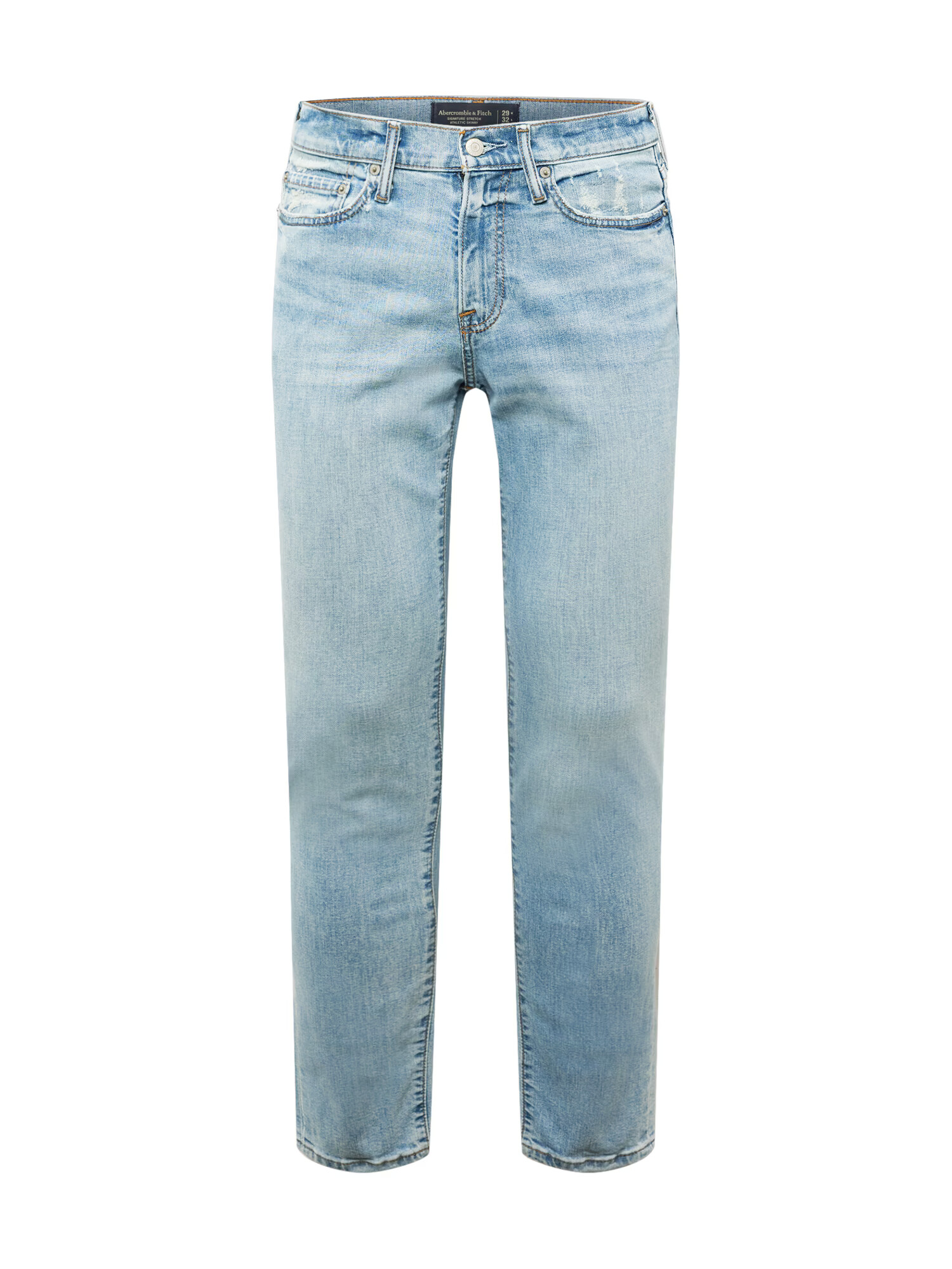 Abercrombie & Fitch Jeans albastru deschis - Pled.ro