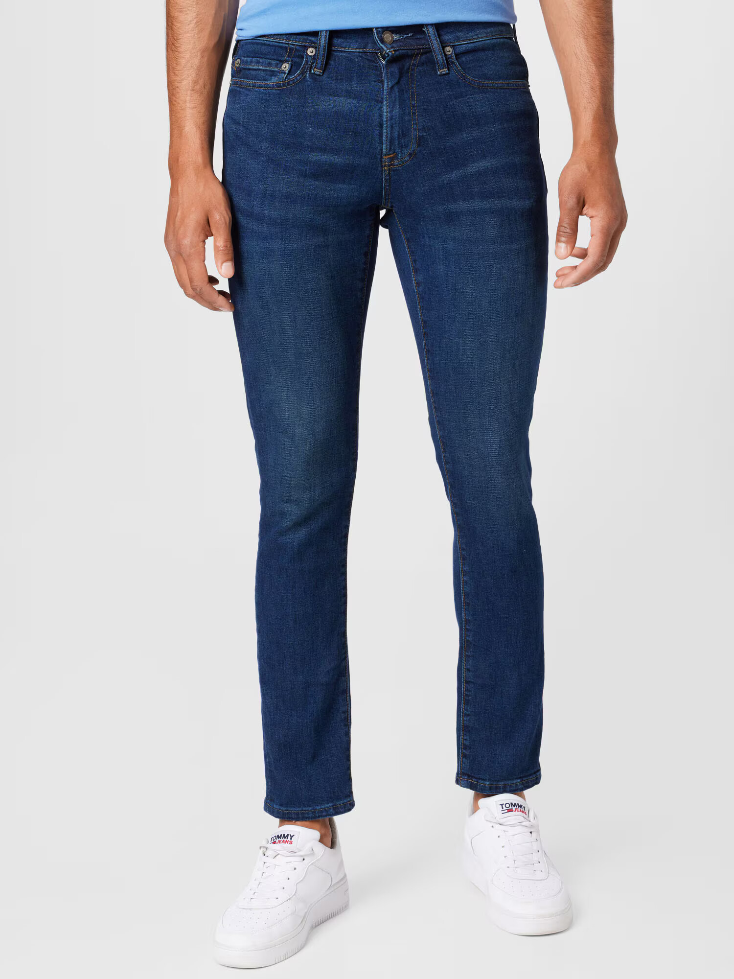 Abercrombie & Fitch Jeans albastru închis - Pled.ro