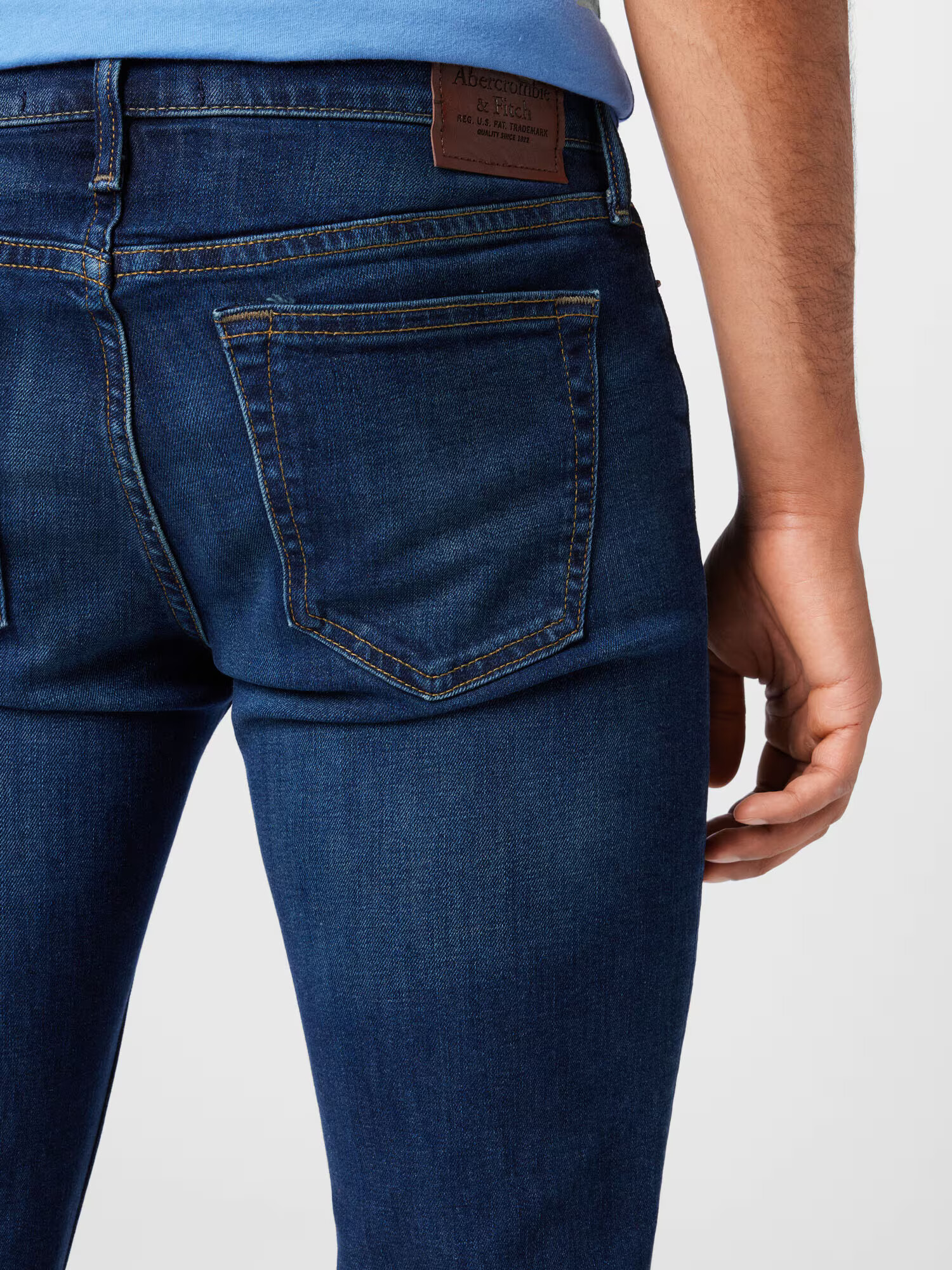 Abercrombie & Fitch Jeans albastru închis - Pled.ro