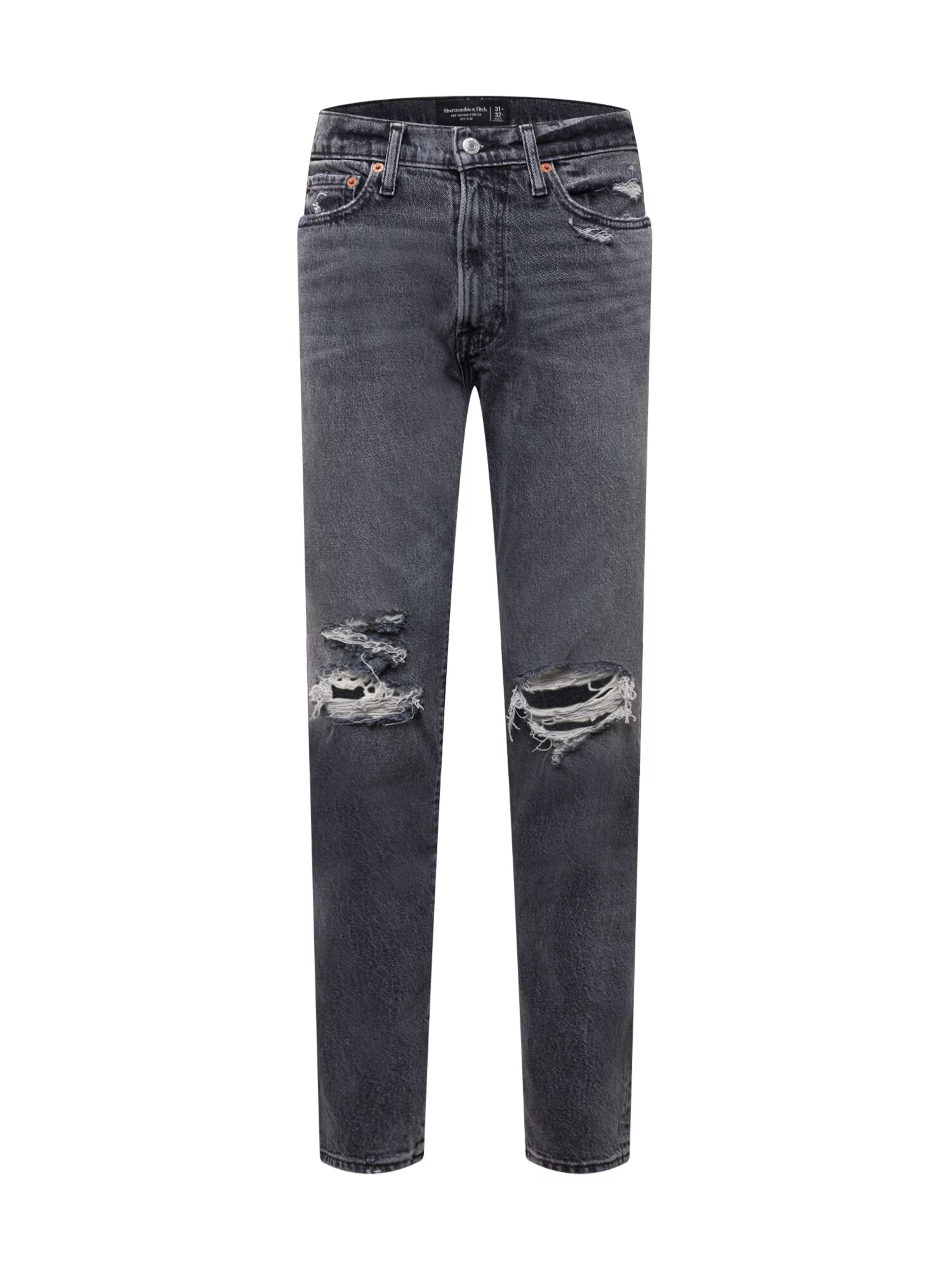 Abercrombie & Fitch Jeans gri denim - Pled.ro