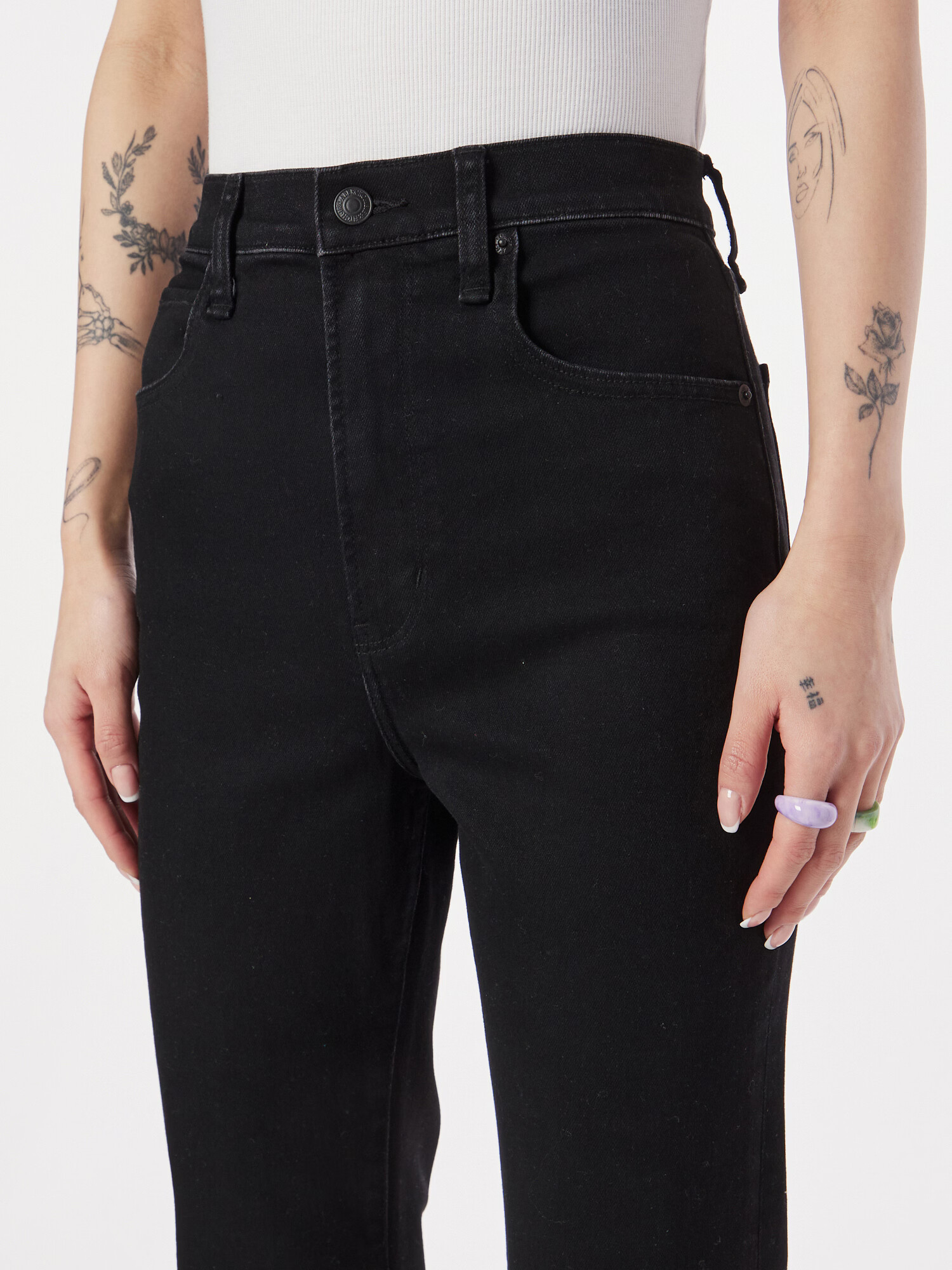 Abercrombie & Fitch Jeans negru - Pled.ro