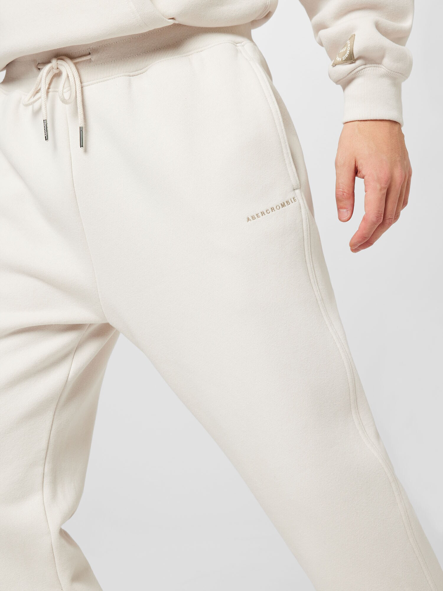 Abercrombie & Fitch Pantaloni alb - Pled.ro