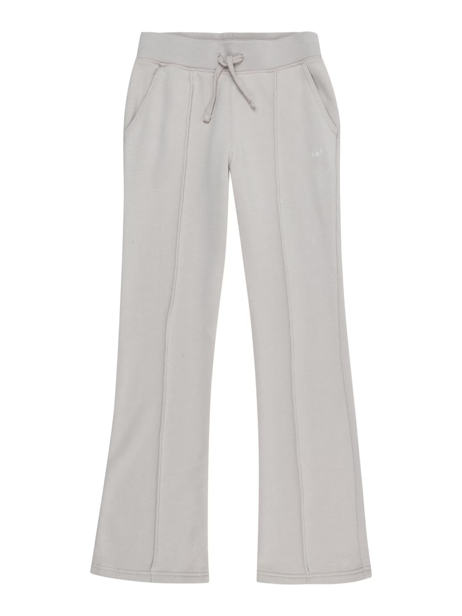 Abercrombie & Fitch Pantaloni alb / alb murdar - Pled.ro