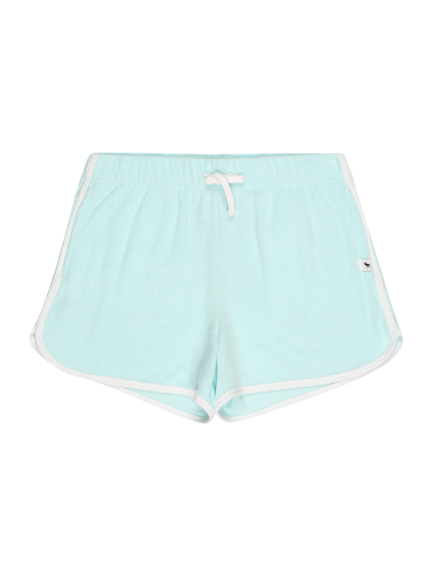 Abercrombie & Fitch Pantaloni albastru aqua / negru / alb - Pled.ro