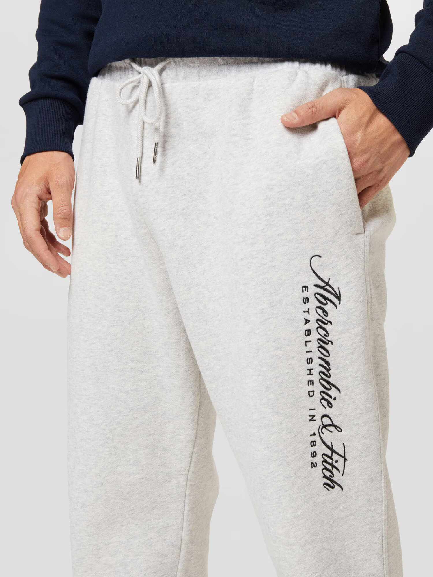 Abercrombie & Fitch Pantaloni albastru / gri amestecat - Pled.ro