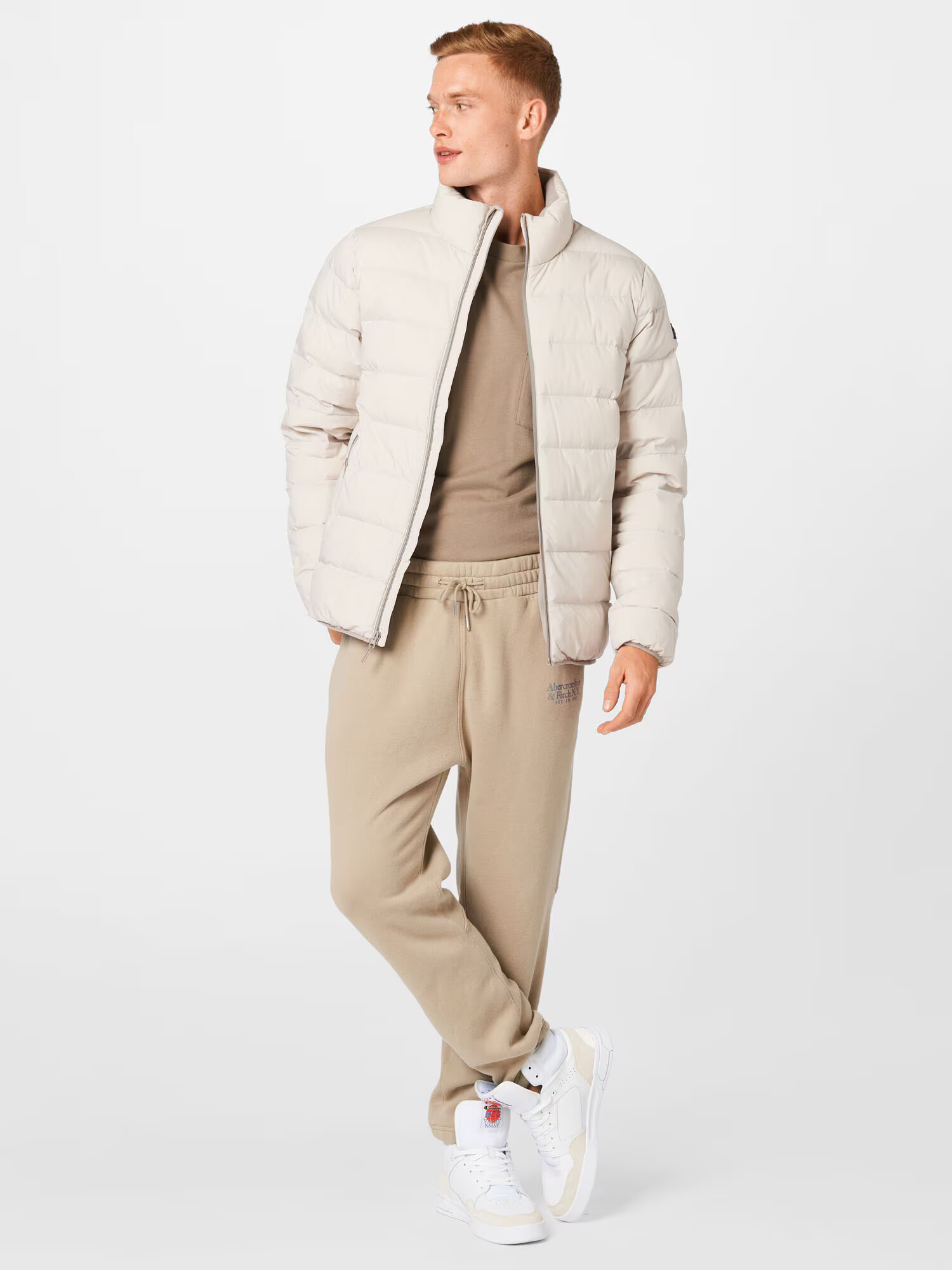 Abercrombie & Fitch Pantaloni 'APAC' maro cappuccino - Pled.ro