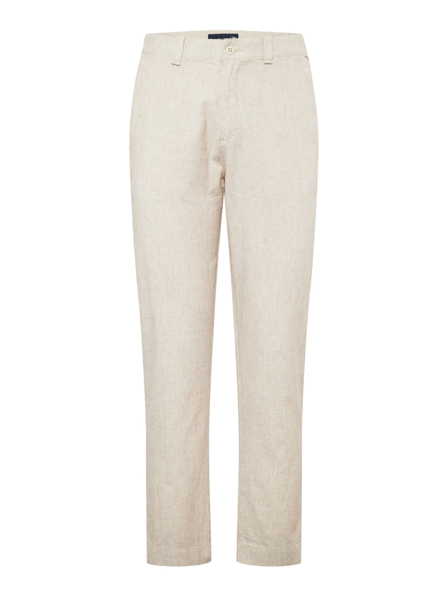 Abercrombie & Fitch Pantaloni eleganți alb natural - Pled.ro