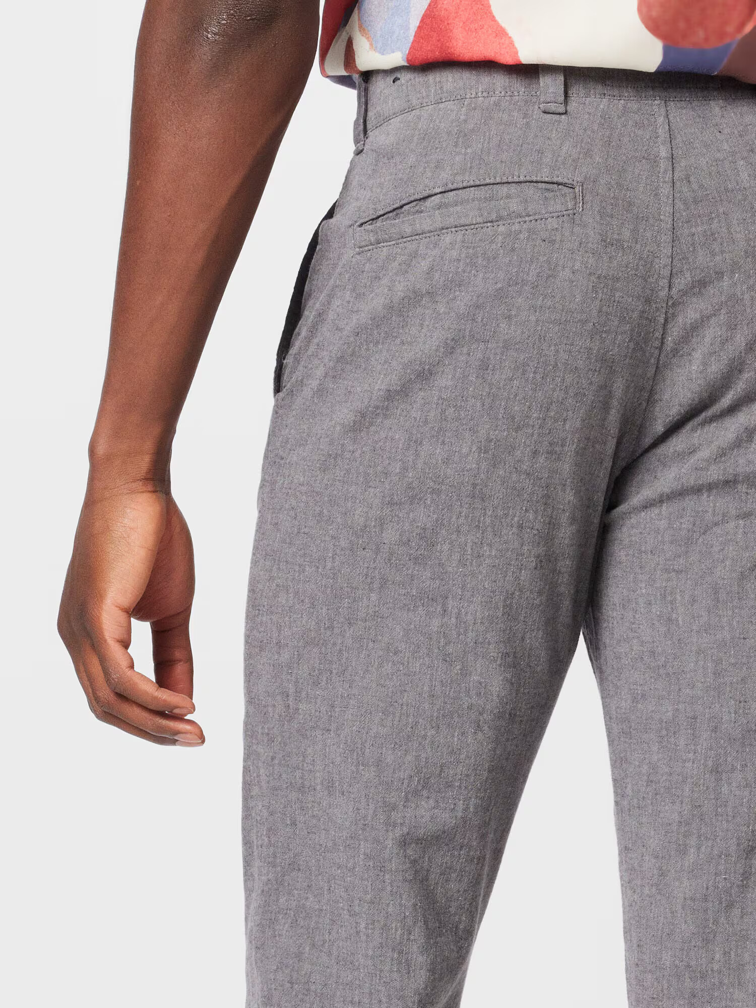 Abercrombie & Fitch Pantaloni eleganți gri amestecat - Pled.ro