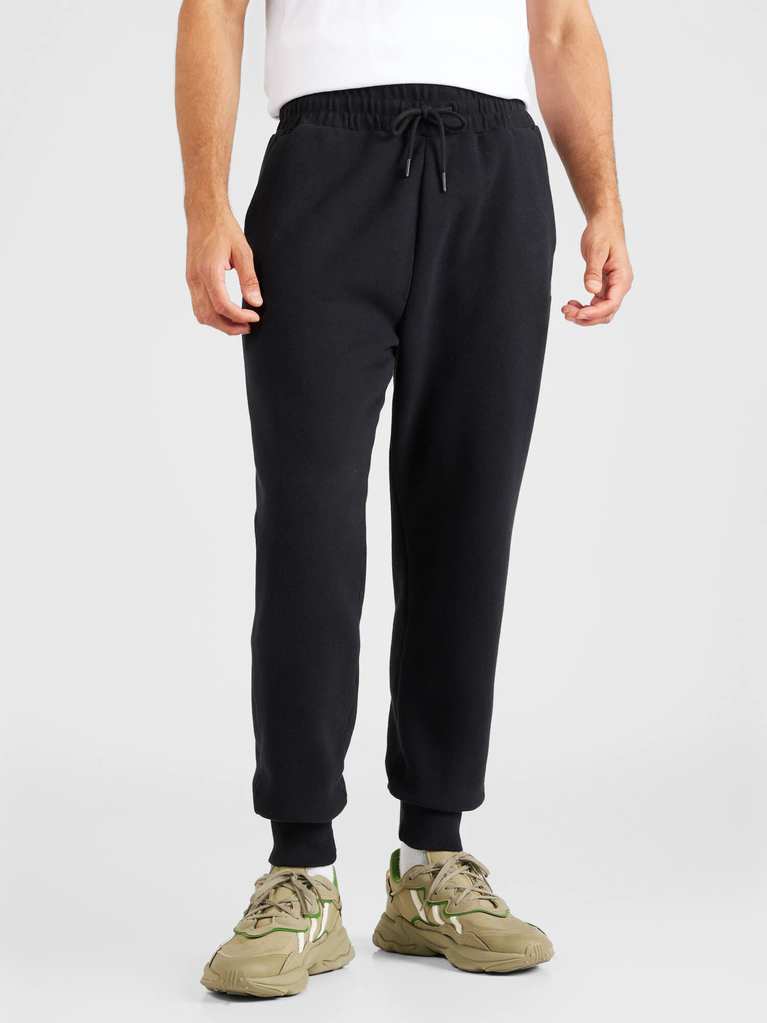 Abercrombie & Fitch Pantaloni gri / negru / alb - Pled.ro