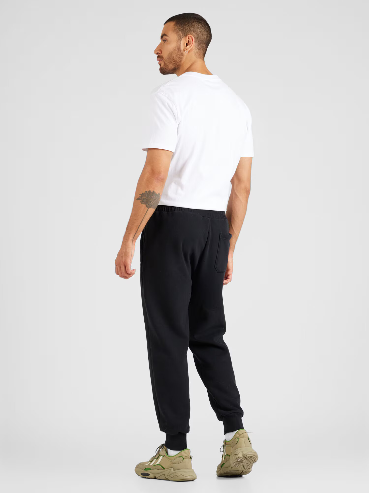 Abercrombie & Fitch Pantaloni gri / negru / alb - Pled.ro