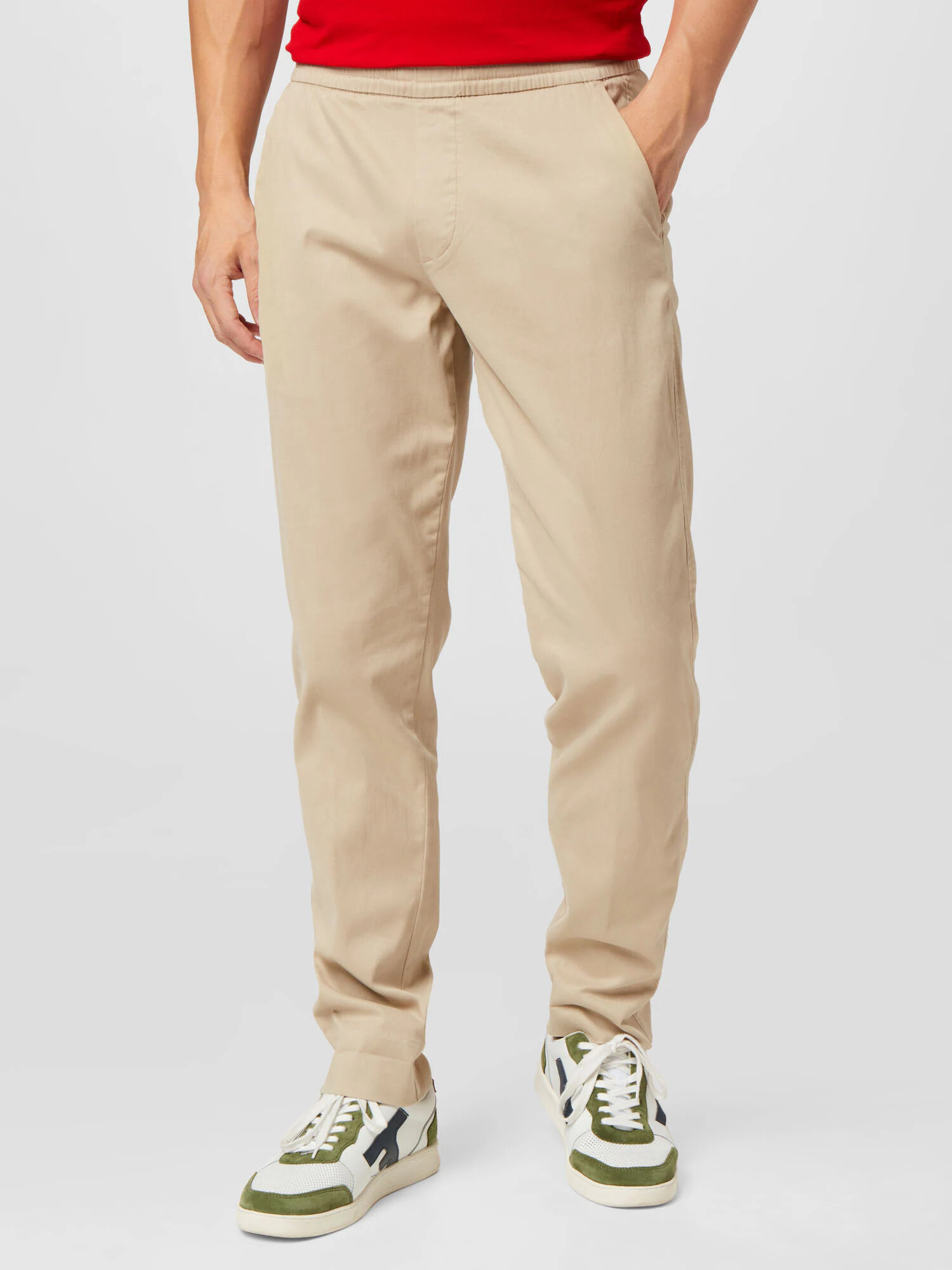 Abercrombie & Fitch Pantaloni nisipiu - Pled.ro