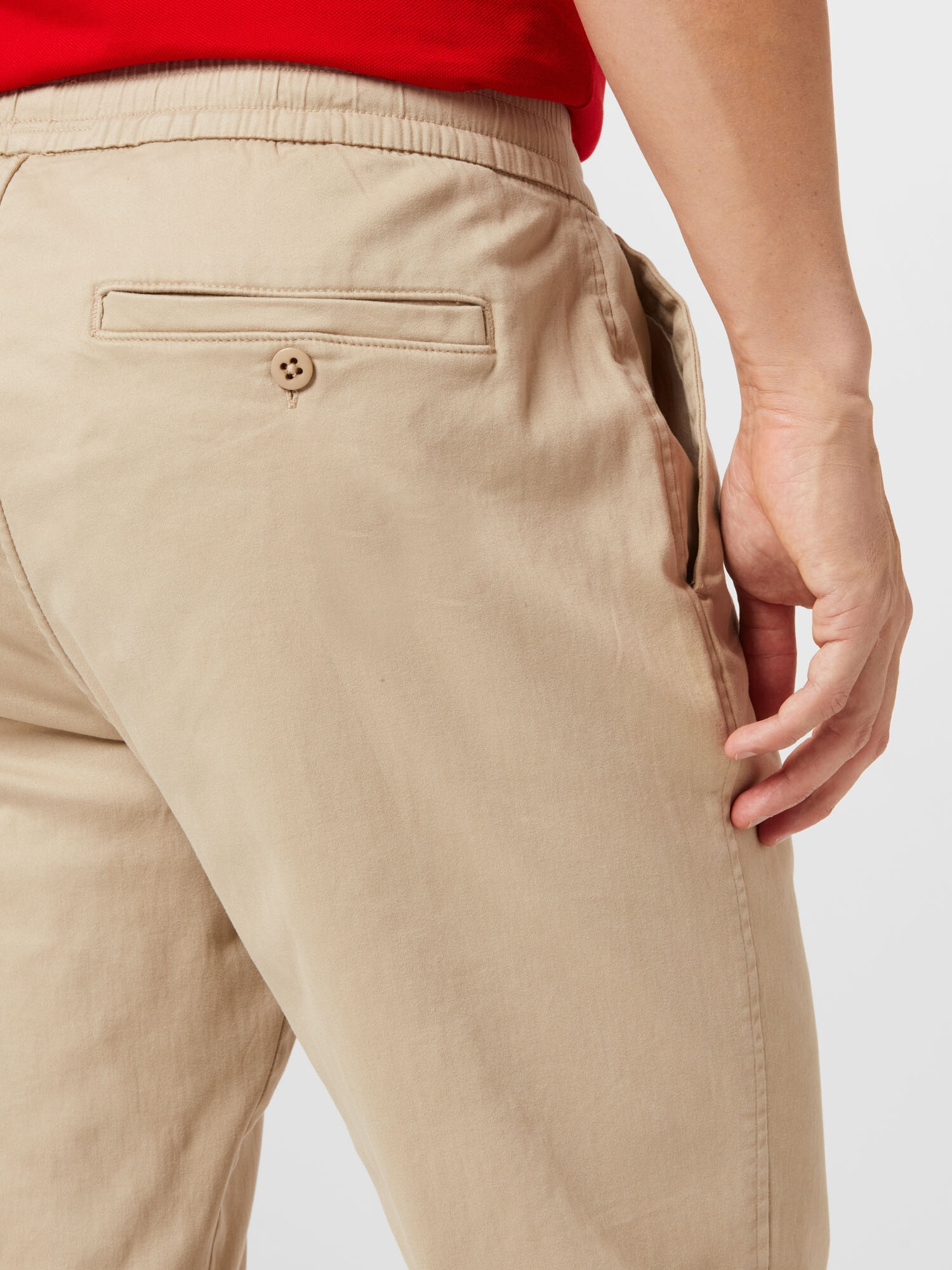 Abercrombie & Fitch Pantaloni nisipiu - Pled.ro